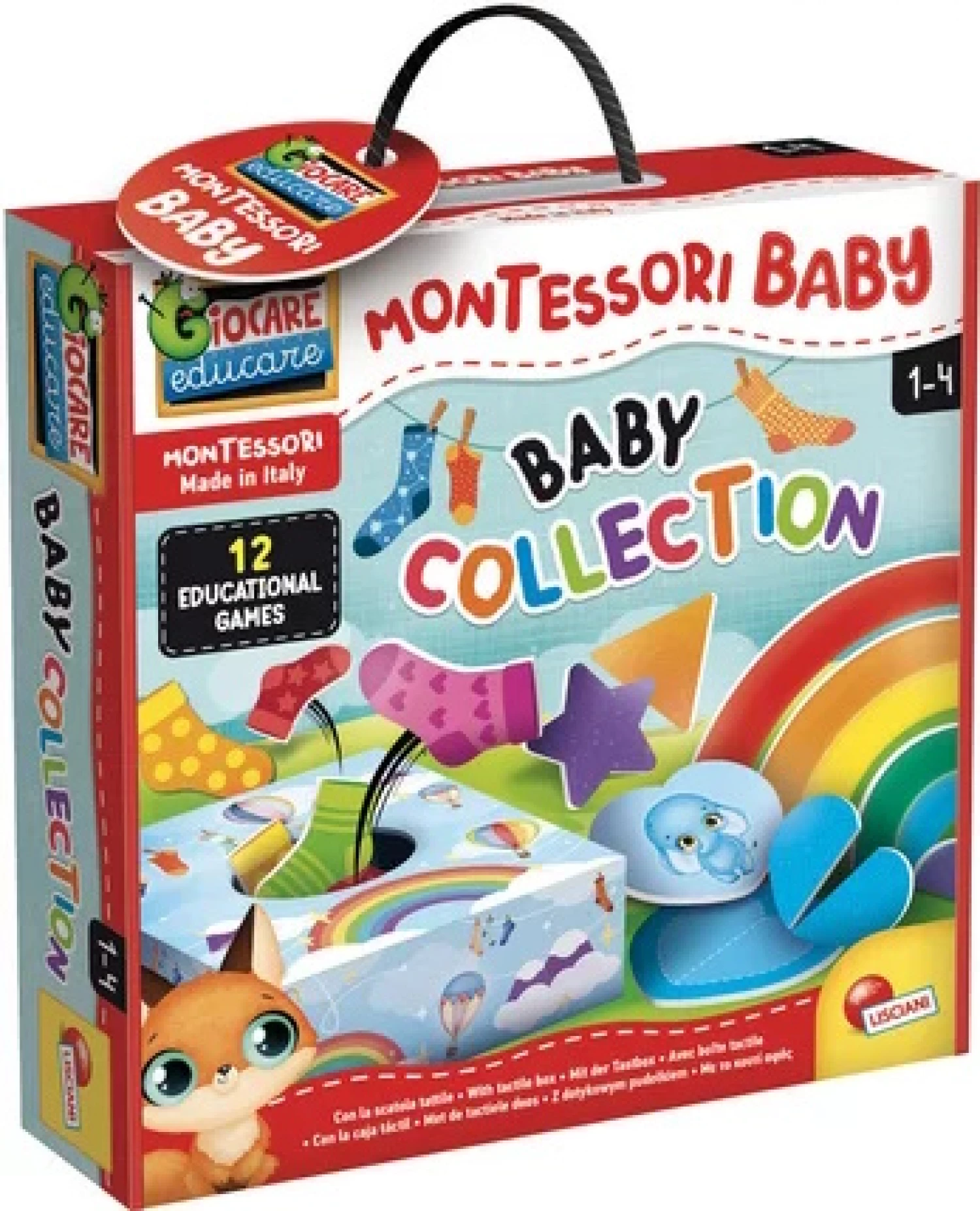 MONTESORI BABY EDUKATIVNA KUTIJA - BABY COLLECTION 12 IGARA