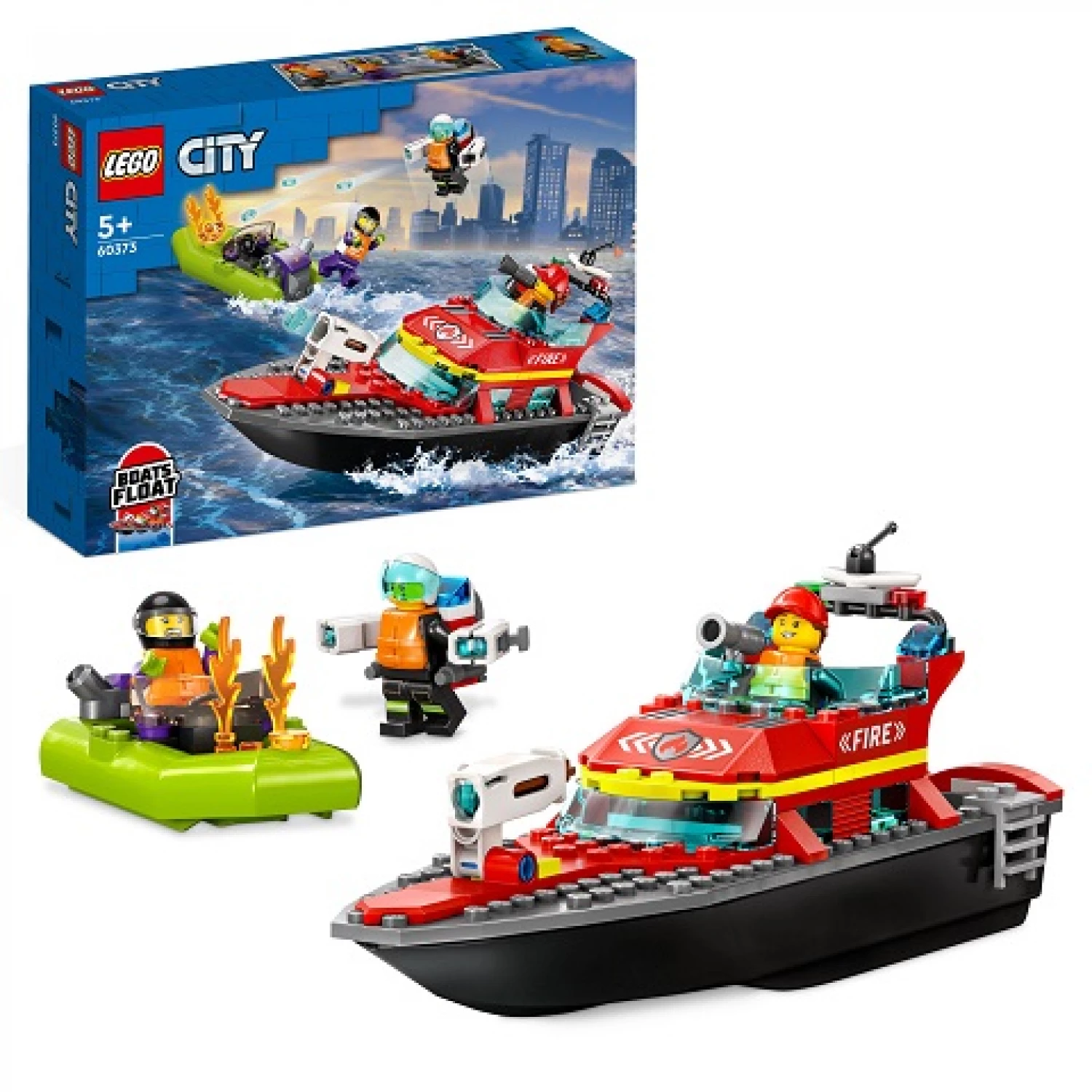 LEGO CITY FIRE RESCUE BOAT