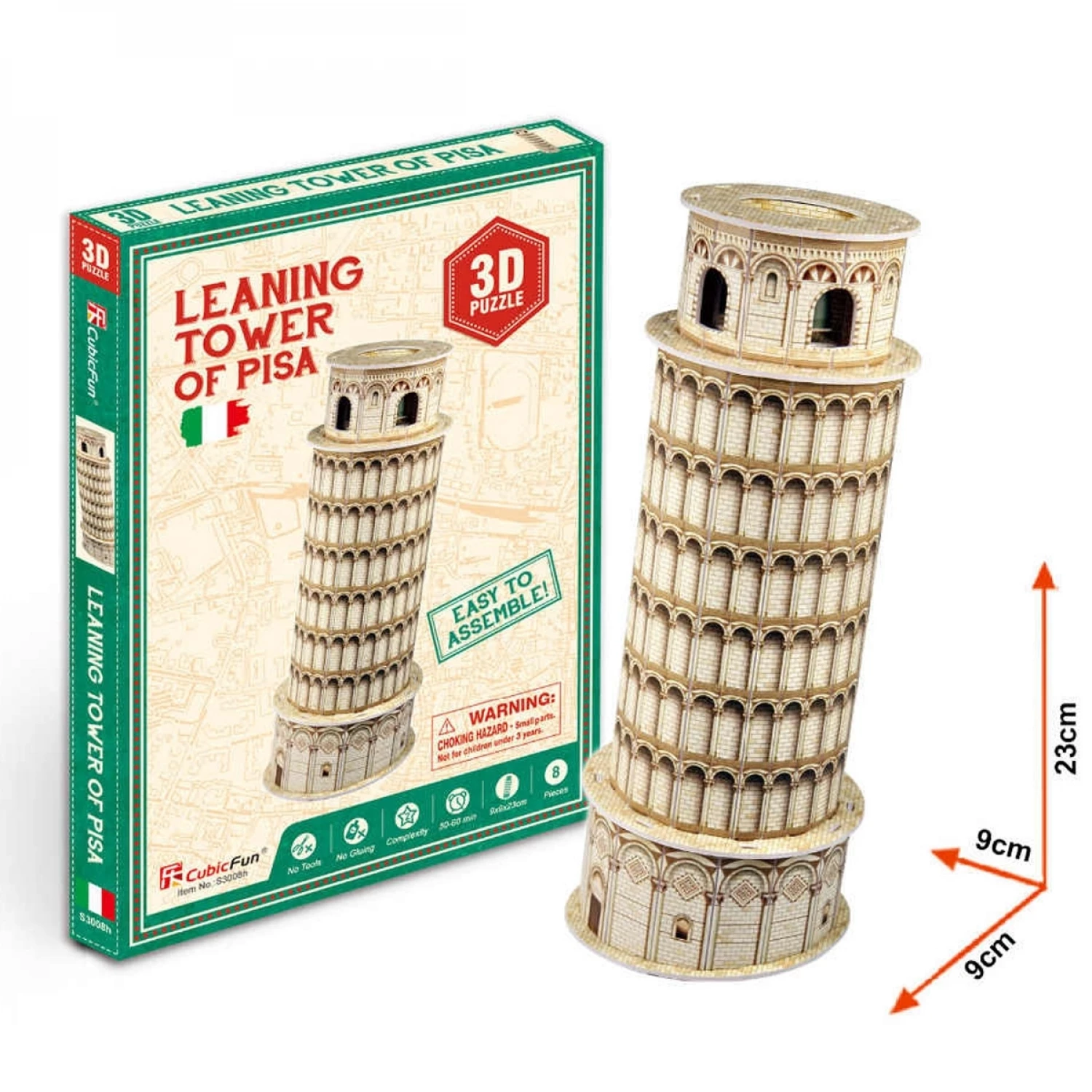 CUBICFUN PUZZLE LEANING TOWER OF PISA