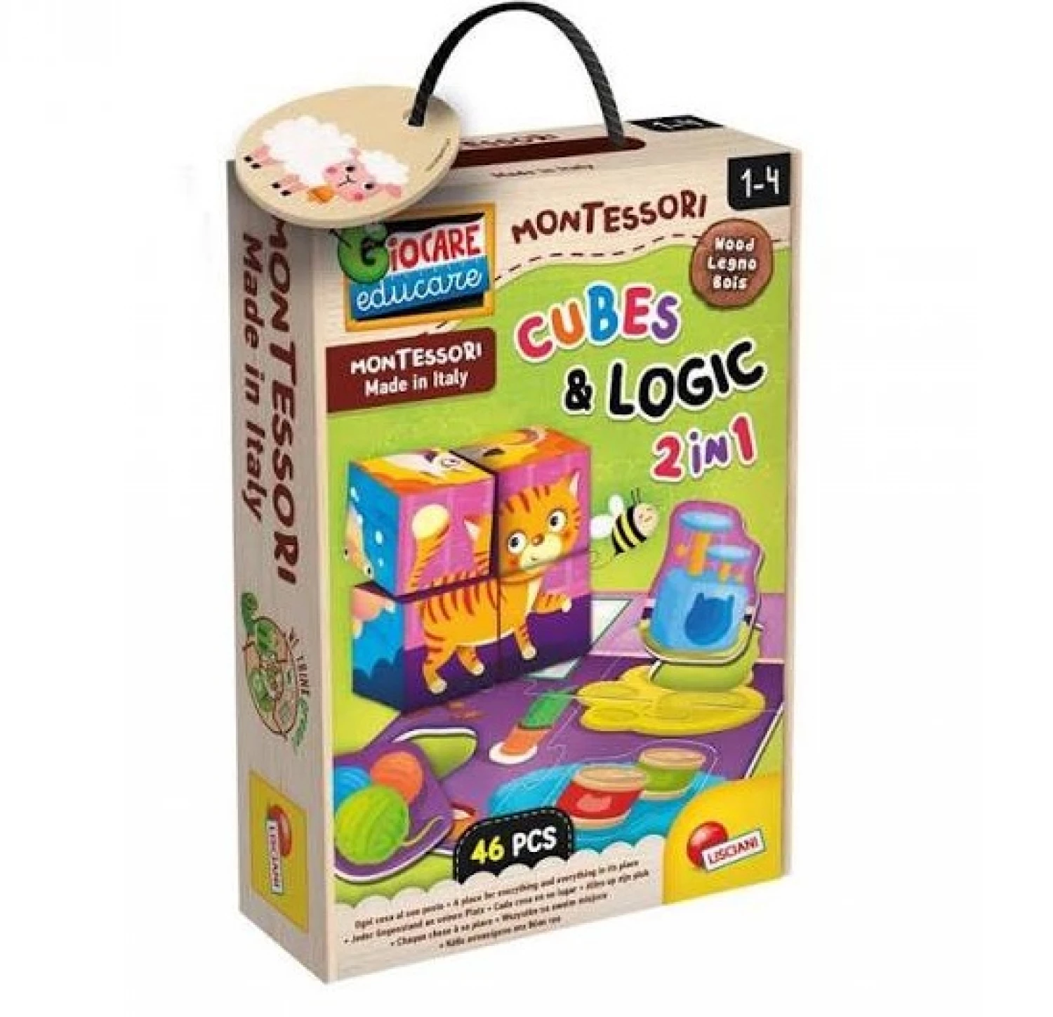 MONTESORI BABY SLAGALICA CUBES&LOGIK LISCIANI