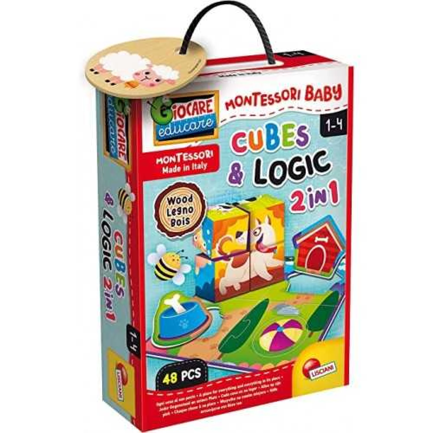 MONTESORI BABY EDUKATIVNA KUTIJA CUBES AND LOGIC LISCIANI