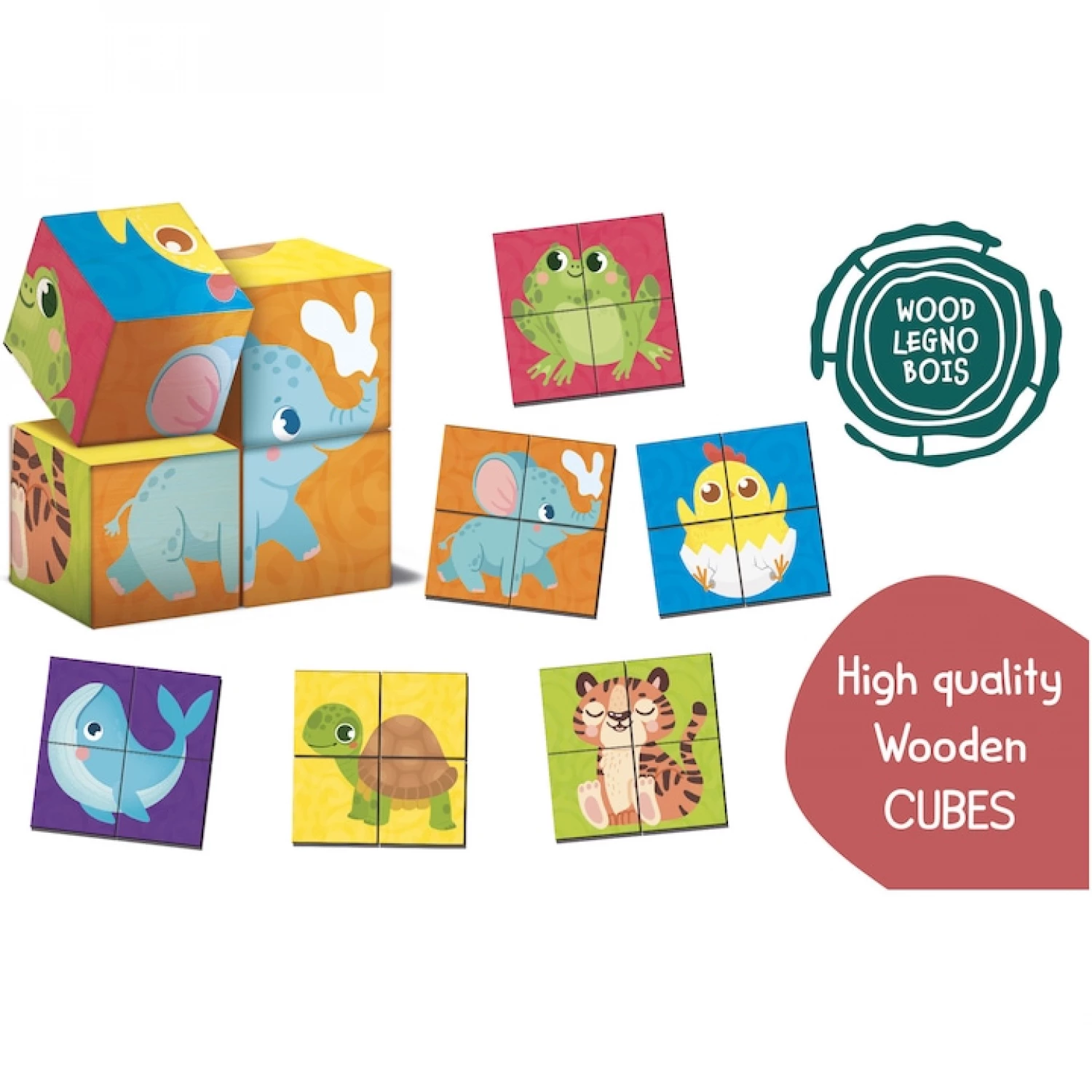 MONTESORI BABY SLAGALICA CUBES&PUZZLE LISCIANI