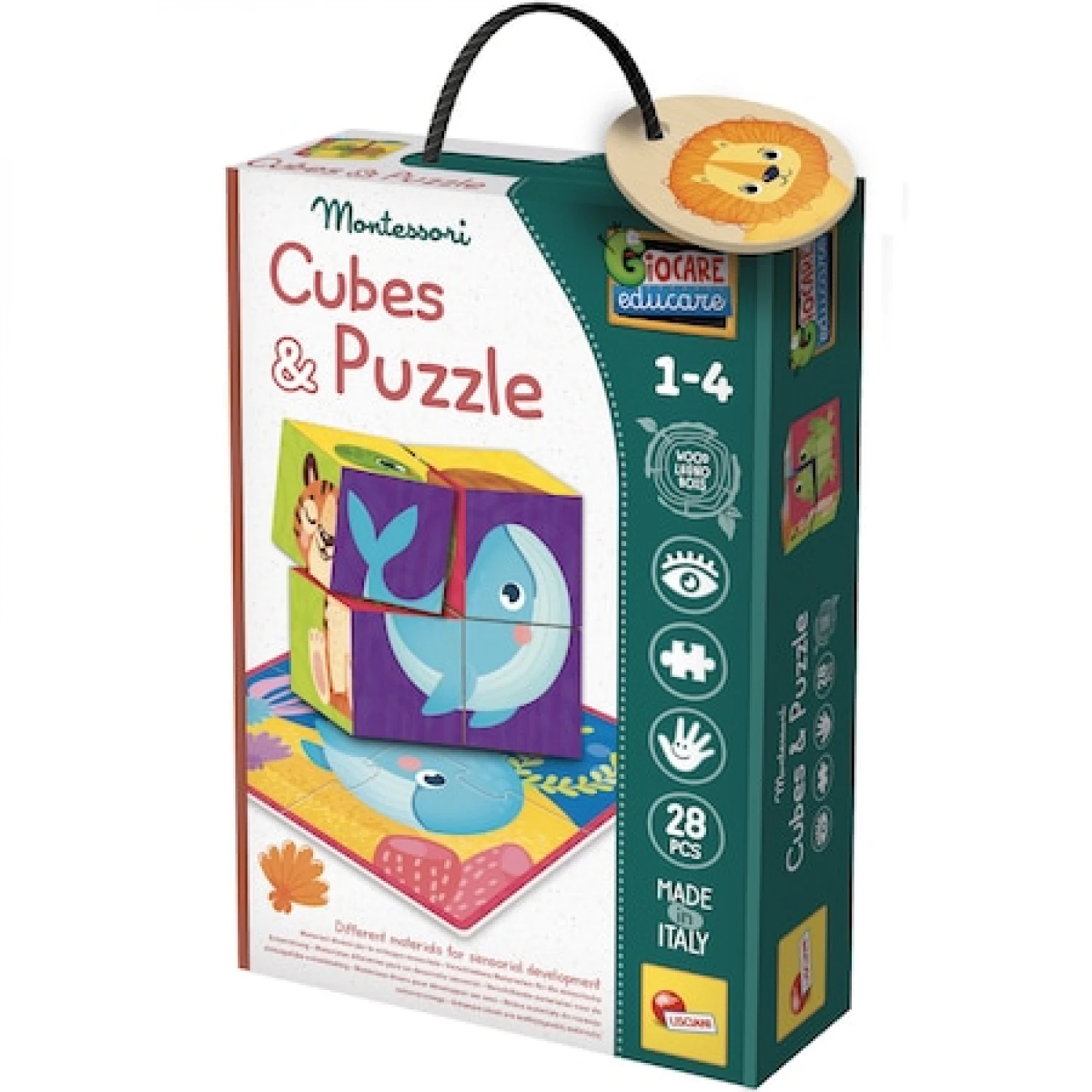 MONTESORI BABY SLAGALICA CUBES&PUZZLE LISCIANI