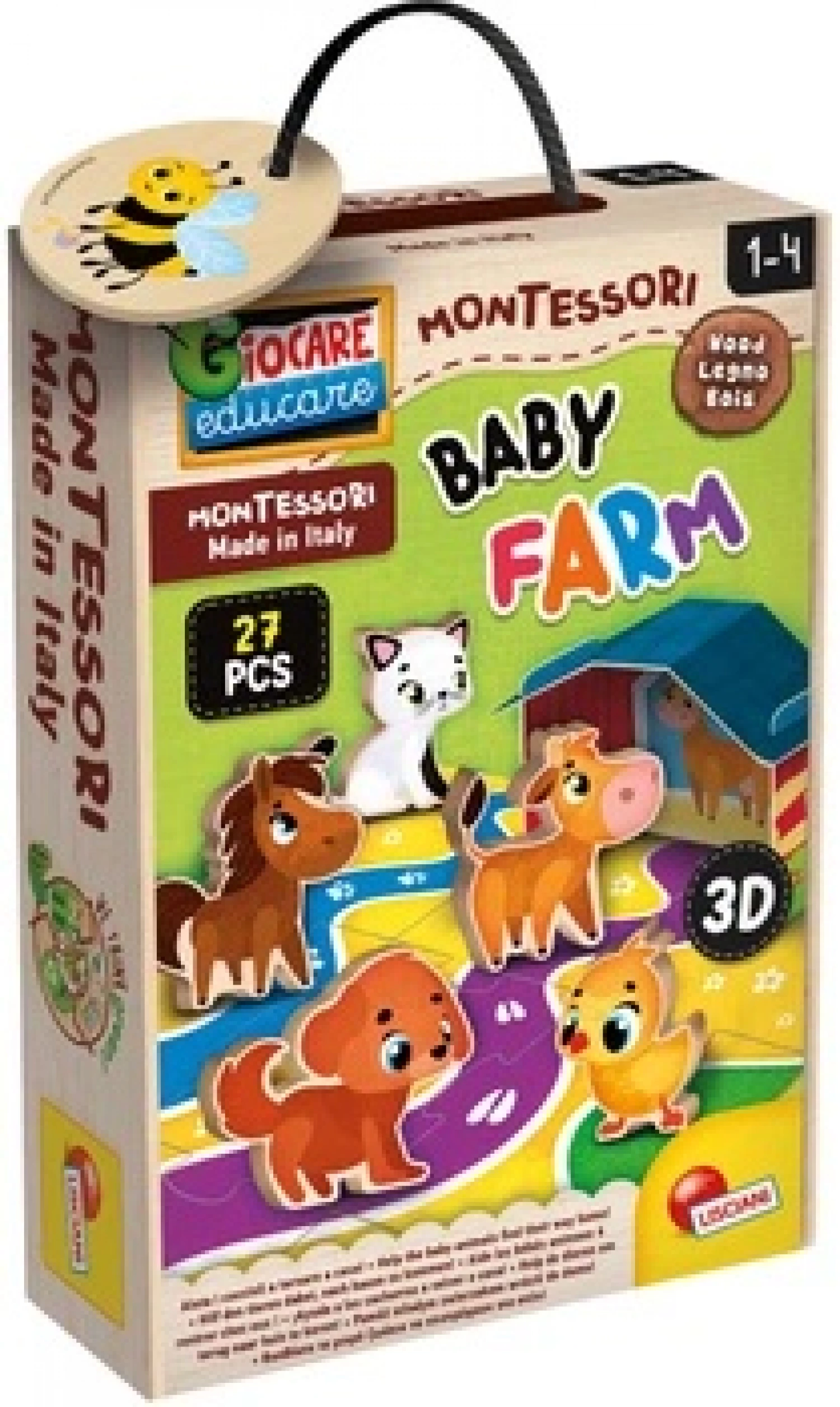 MONTESORI BABY EDUKATIVNA KUTIJA FARM LISCIANI