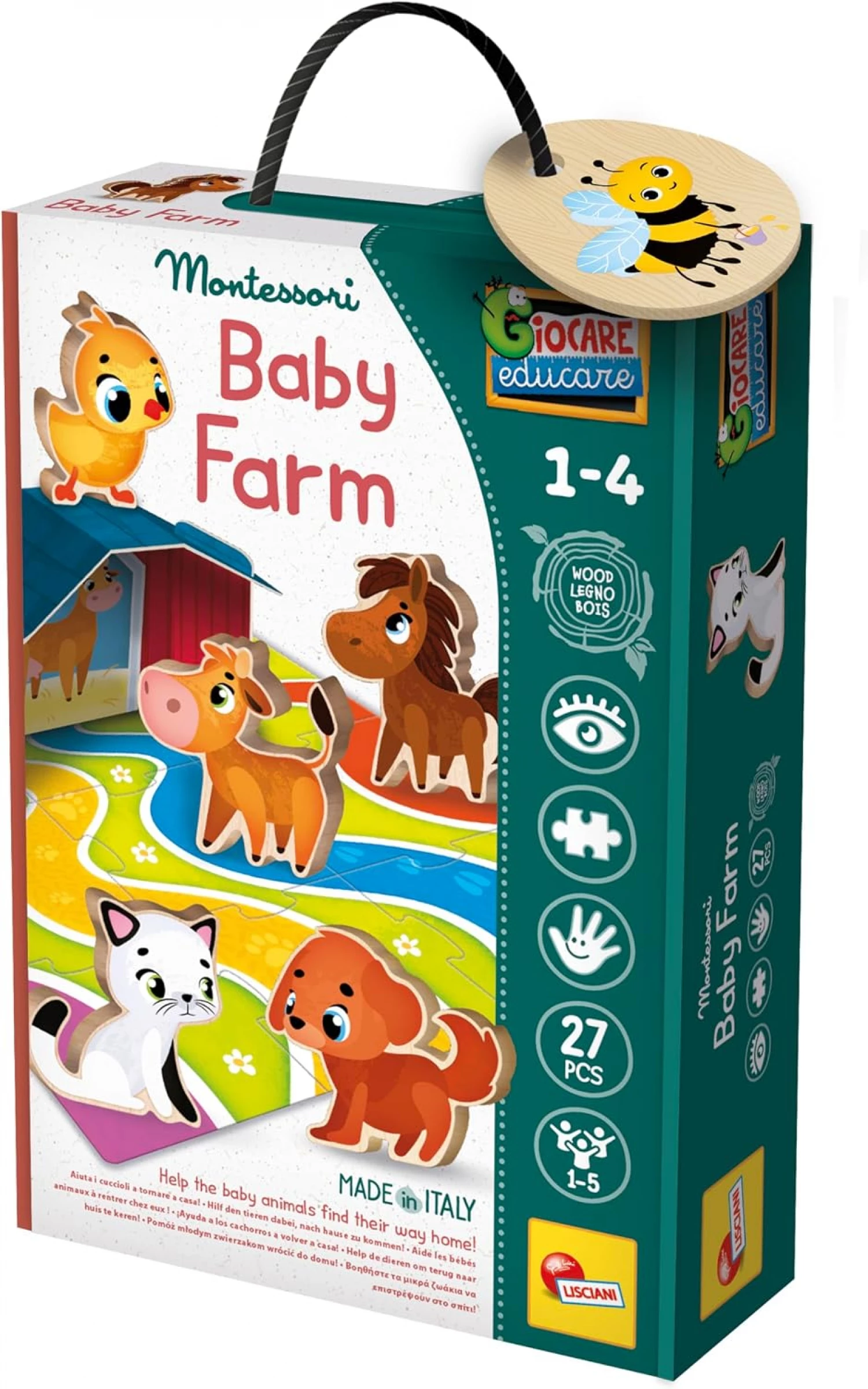 MONTESORI BABY SLAGALICA FARM LISCIANI