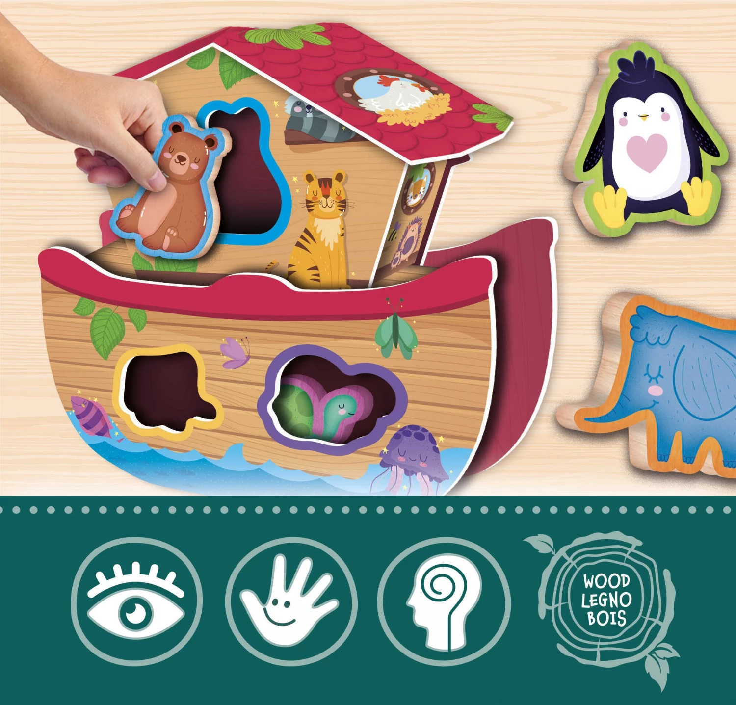MONTESORI BABY SORTER OBLIKA LISCIANI