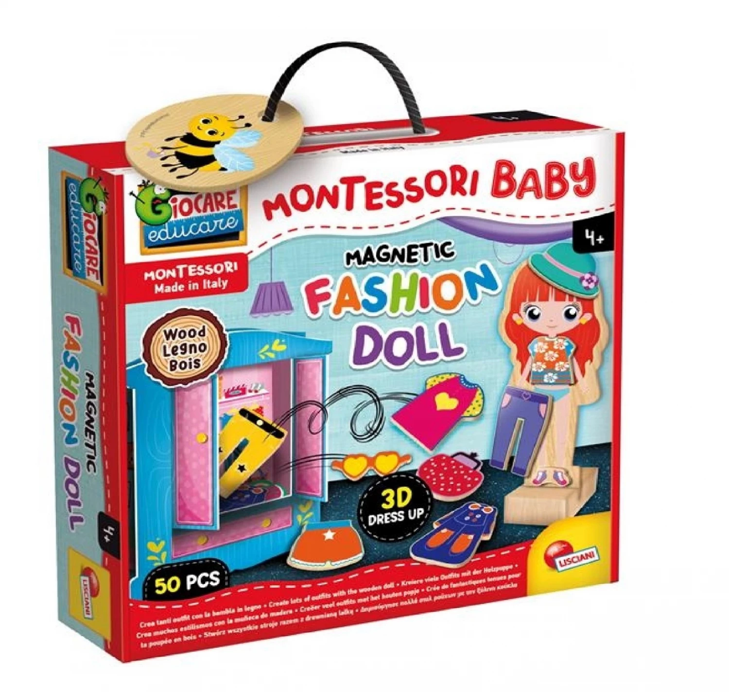 MONTESORI BABY EDUKATIVNA KUTIJA FASHION DOLL LISCIANI