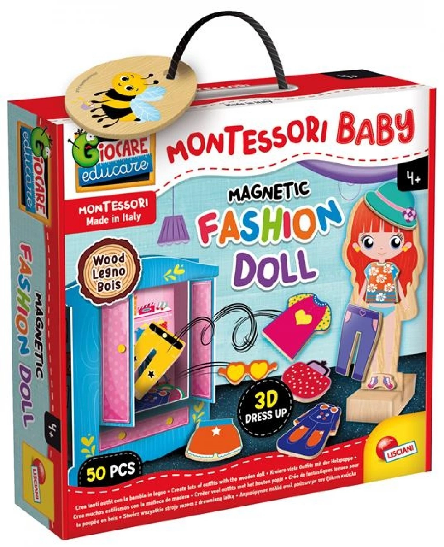 MONTESORI BABY EDUKATIVNA KUTIJA FASHION DOLL LISCIANI