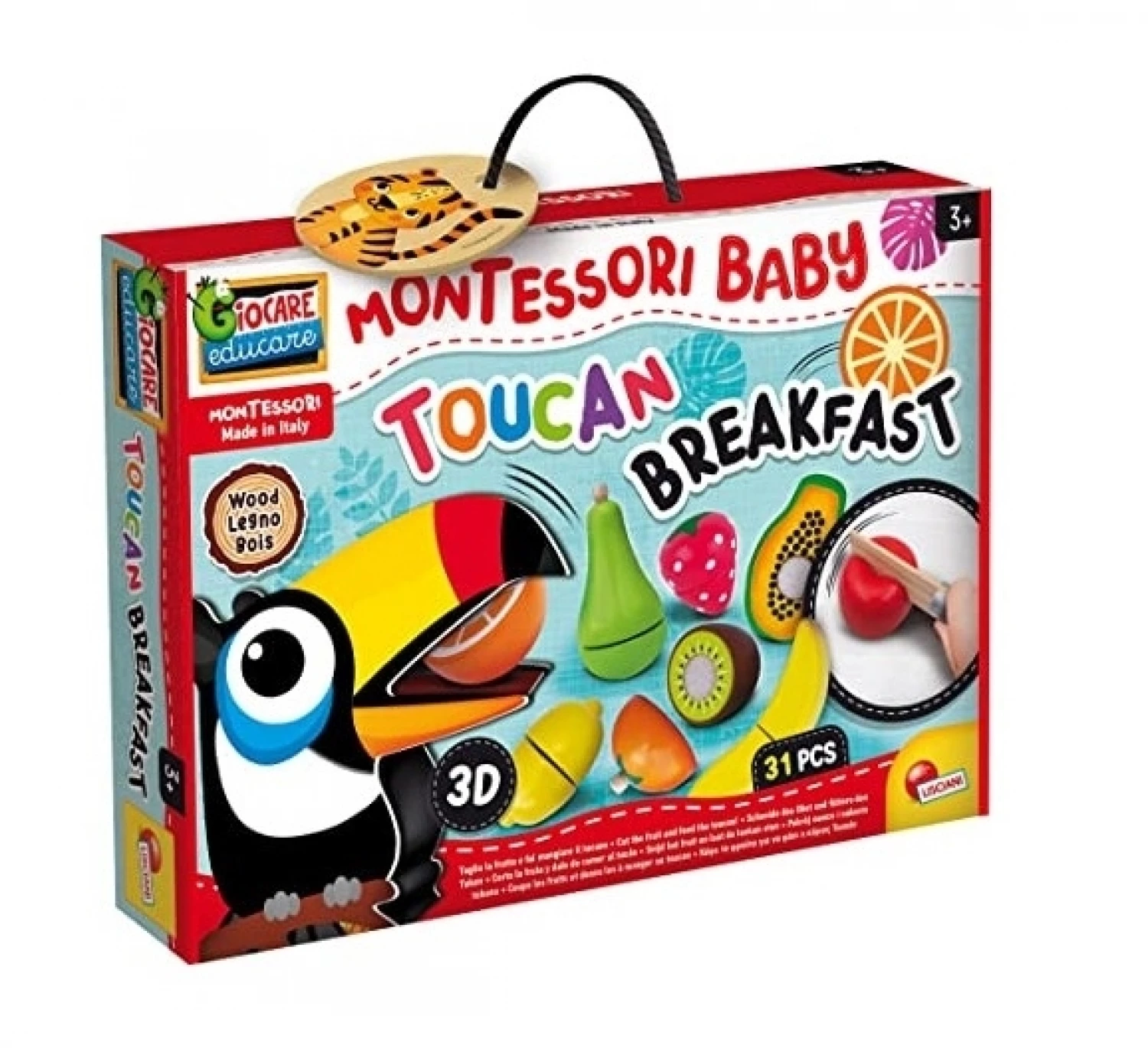 MONTESORI BABY EDUKATIVNA KUTIJA TUCAN BREAKLFAST LISCIANI