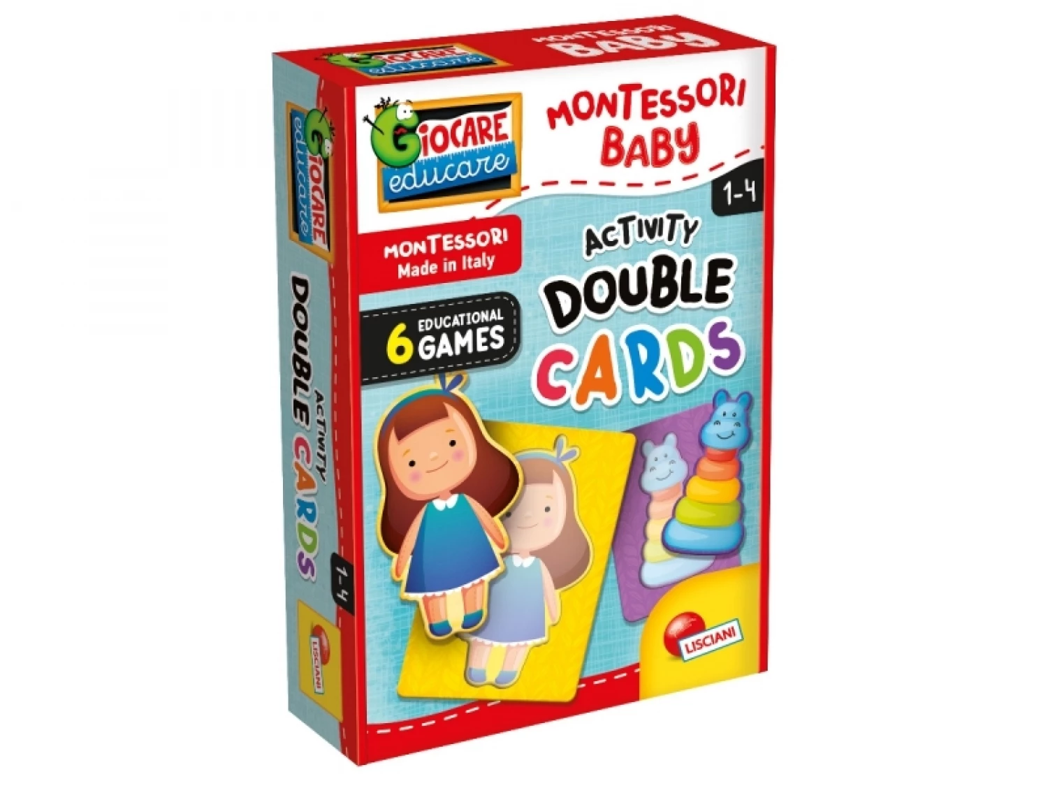 MONTESORI BABY EDUKATIVNA KUTIJA ACTIVITY DOUBLE CARDS LISCIANI