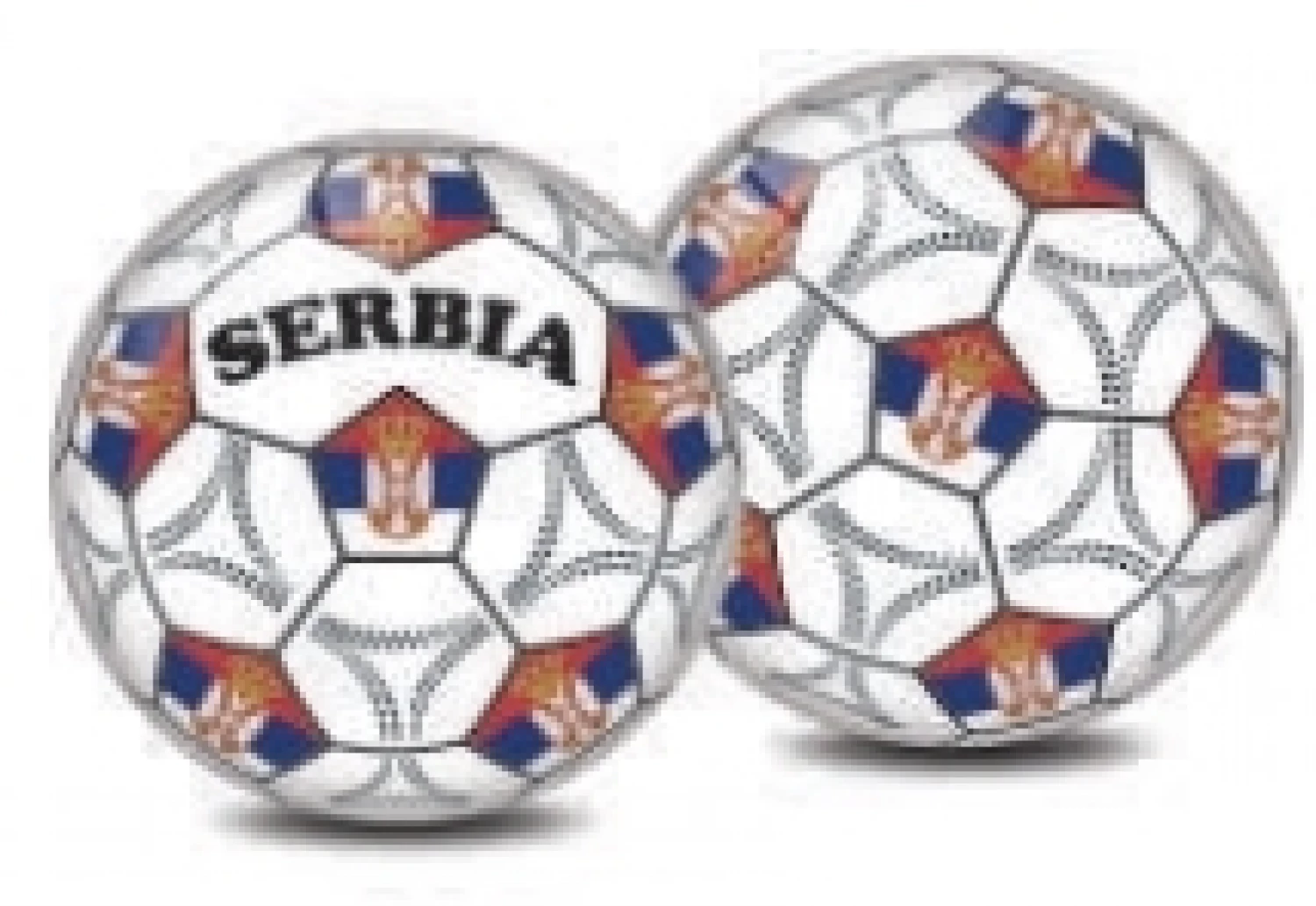 SRBIJA SPORTSKI SET SA CUNJEVIMA I LOPTOM