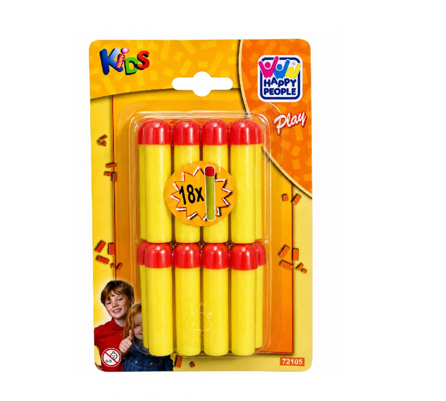 HAPPY PEOPLE SUNDJERASTE STRELICE 18PCS 72105