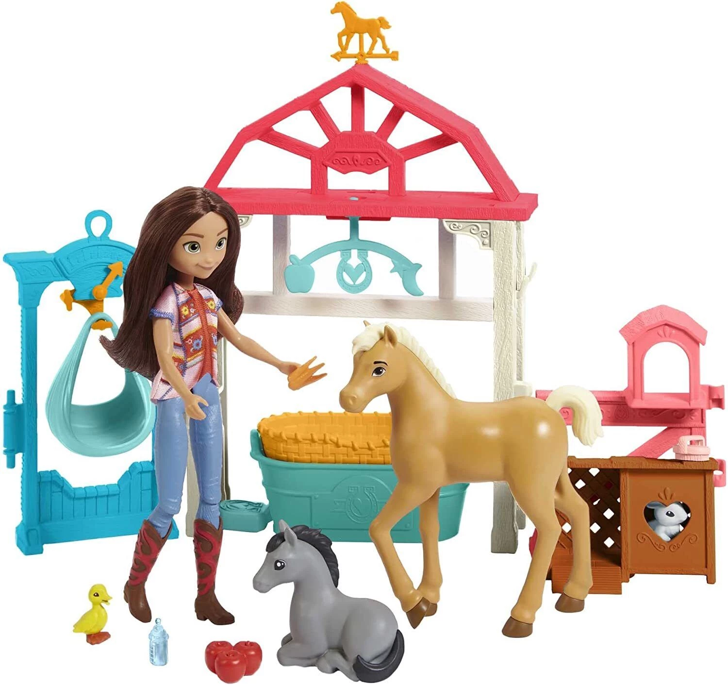 DREAMWORKS SPIRIT SET LUCKY'S FOAL NURSERY HCH37