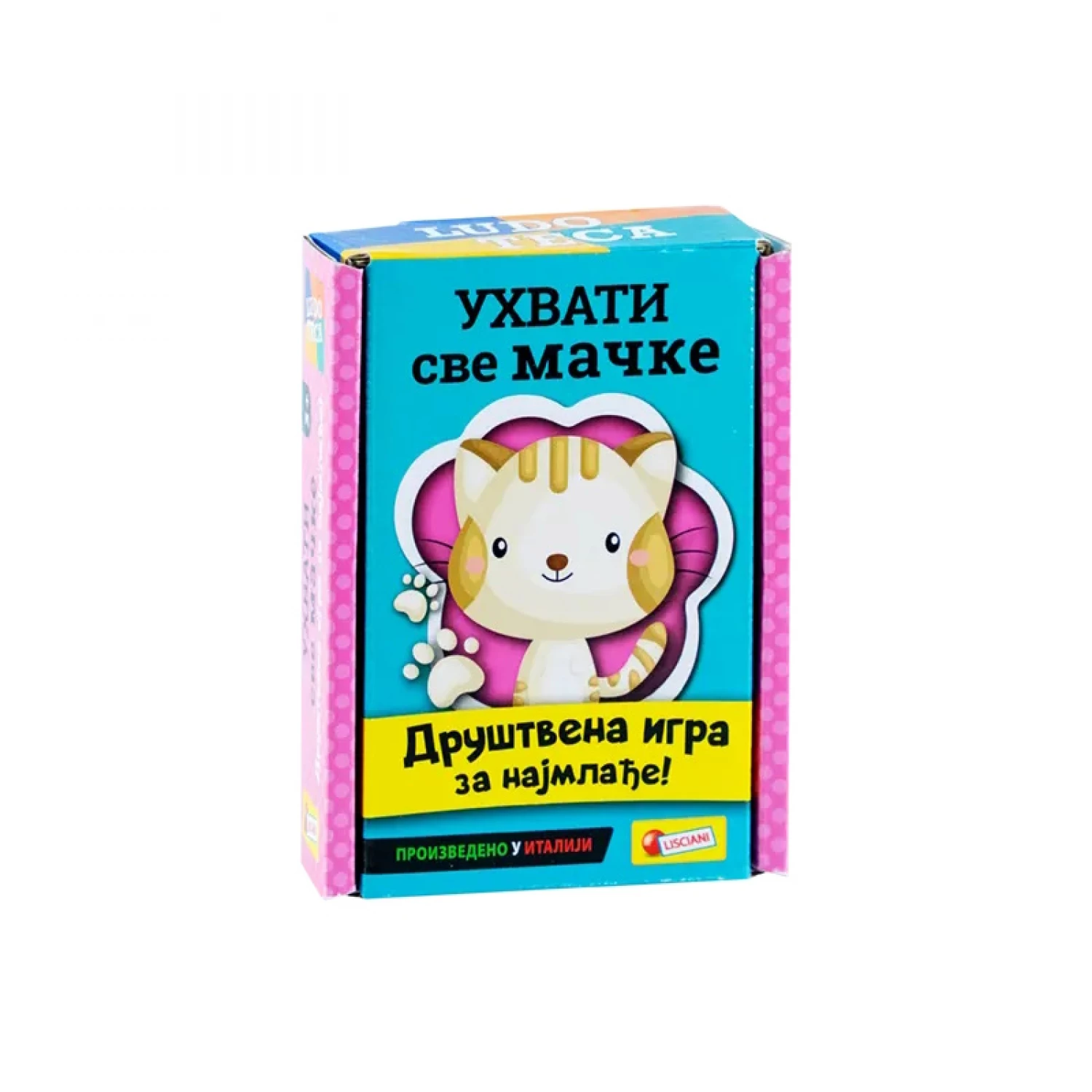 LUDOTECA DRUSTVENA IGRA UHVATI SVE MACKE, POMETI MACKU I IGRA MEMORIJE 3U1