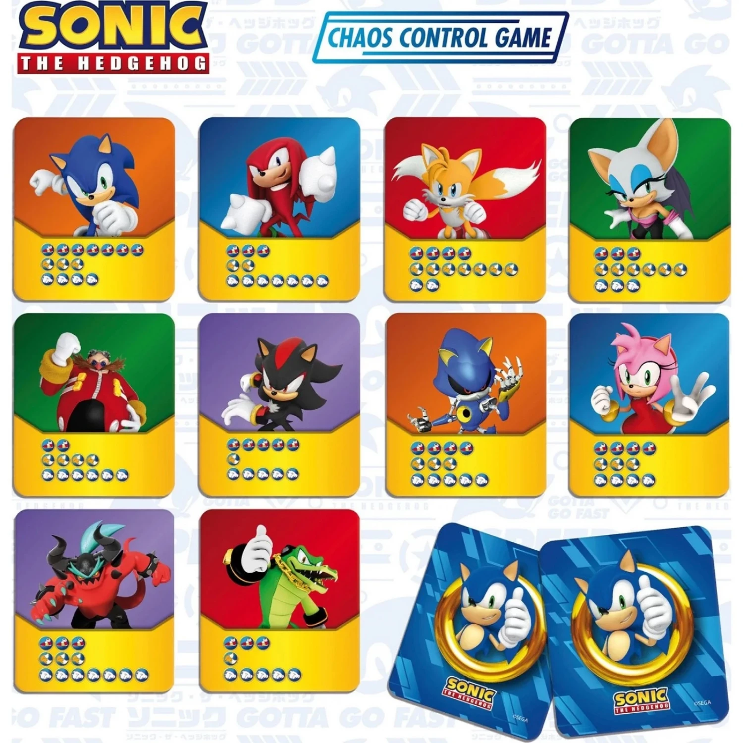 SONIC CHAOS CONTROL DRUSTVENA IGRA LISCIANI 100361