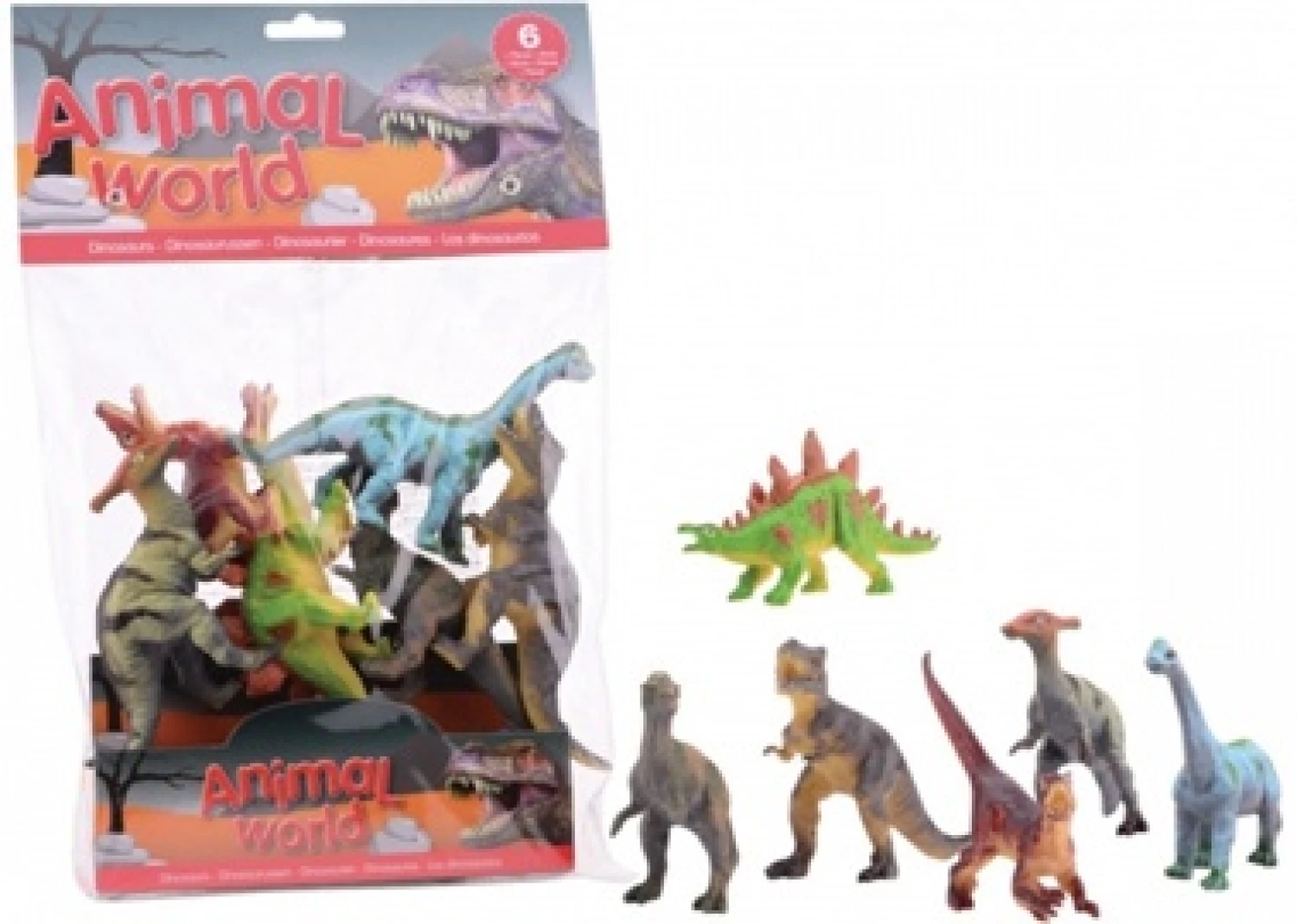 ANIMAL WORLD ZIVOTINJE DINOSAURUSI U KESI