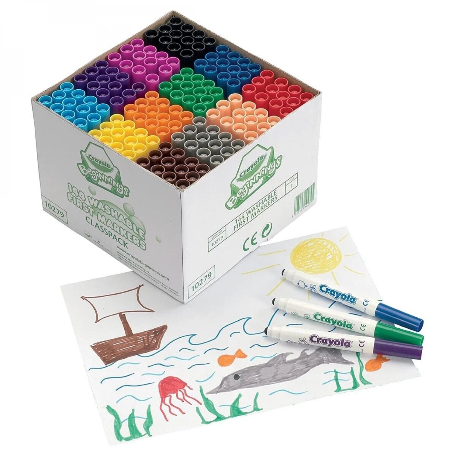 CRAYOLA MARKERI VODOPERIVI 1 KOM