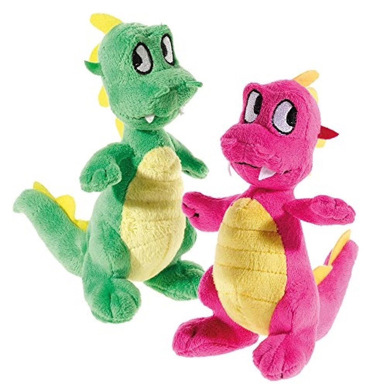 PLIS ZMAJ ROZE/ZELENI 15CM 377974