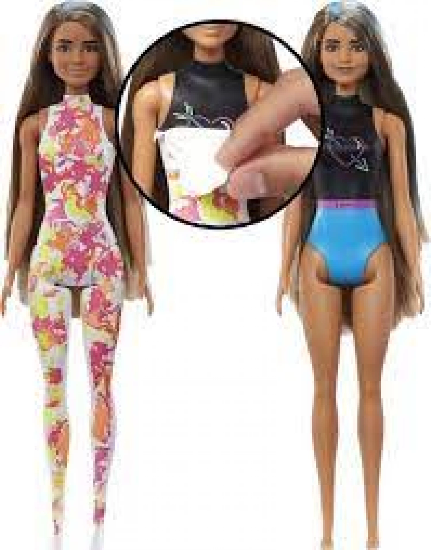 BARBIE LUTKA COLOR REVEAL NEON FASHIONS HCD28