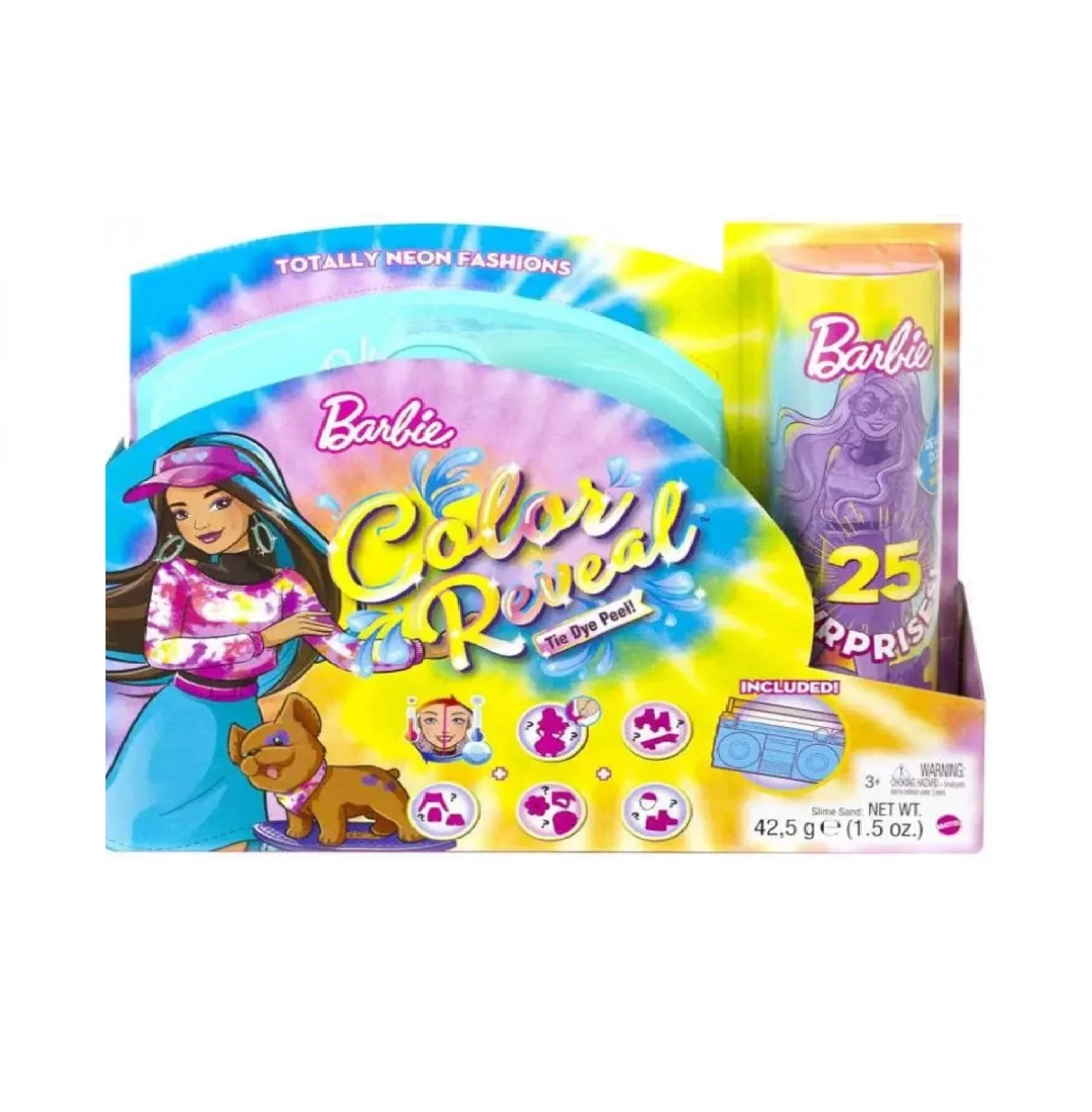 BARBIE LUTKA COLOR REVEAL NEON FASHIONS