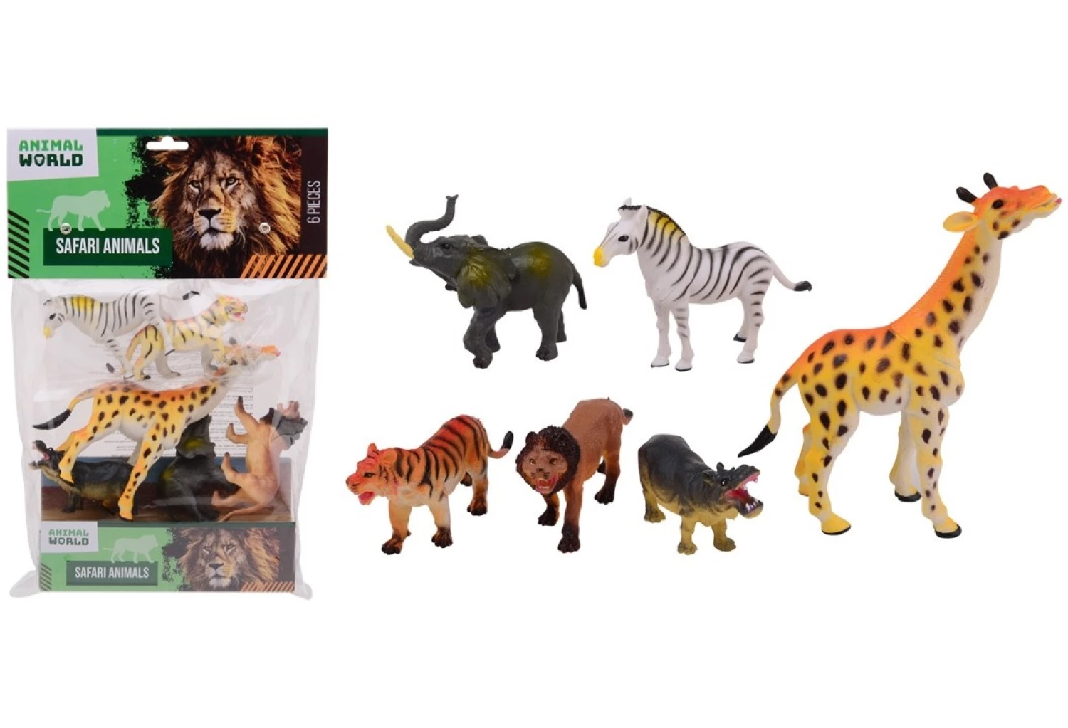 ŽIVOTINJE DIVLJE U KESI 6PCS ANIMAL WORLD