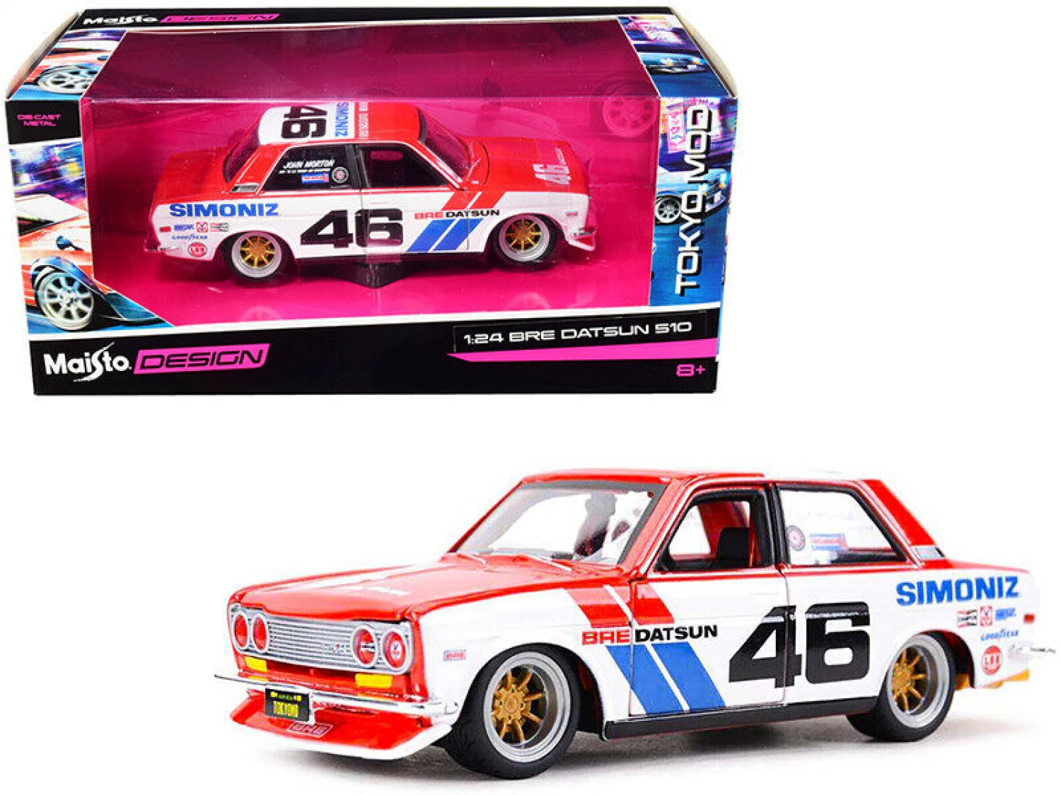 MAISTO METALNI MODEL AUTICA 1:24 DESIGN TOKYO MOD-BRE DATSU 32532