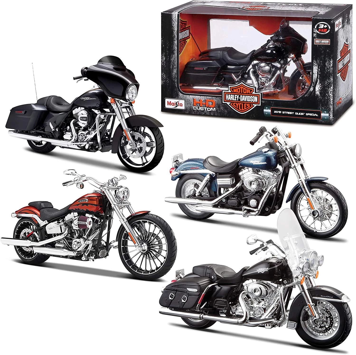 MOTOR MAISTO 1:18 HD SERIES 33-38 31360