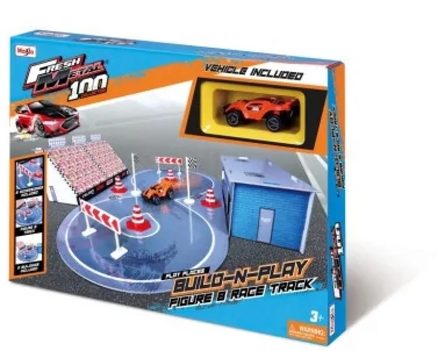 MAISTO BUILD-N-PLAY - PLAY SET RACE 12528
