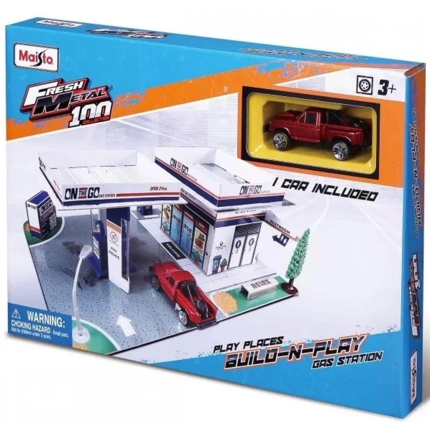MAISTO BUILD-N-PLAY - GAS STATION 12517