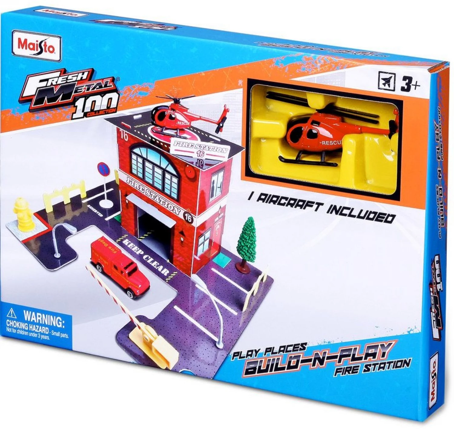 MAISTO BUILD-N-PLAY - FIRE STATION 12512