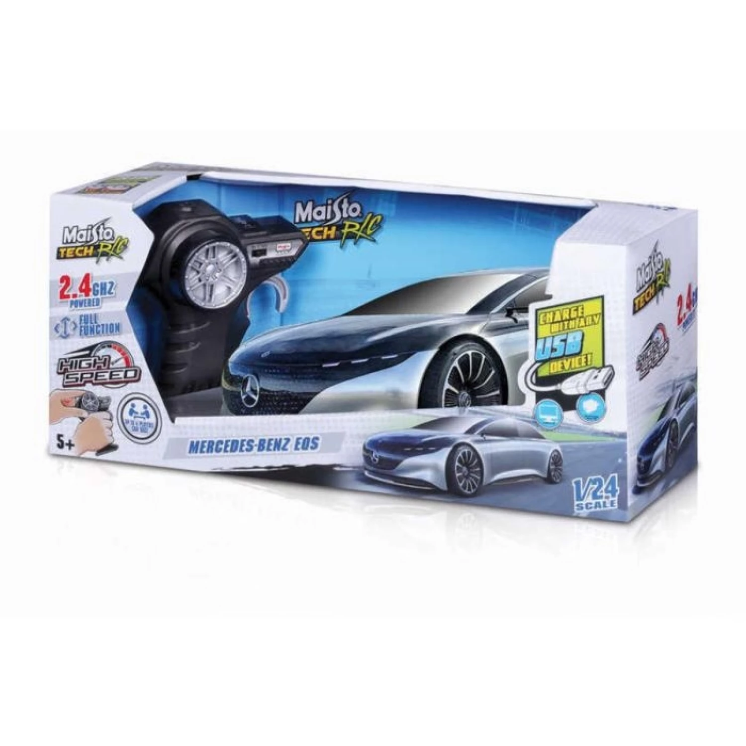 MAISTO 1:24 PREMIUM-MERCEDES BENZ EQS 82341