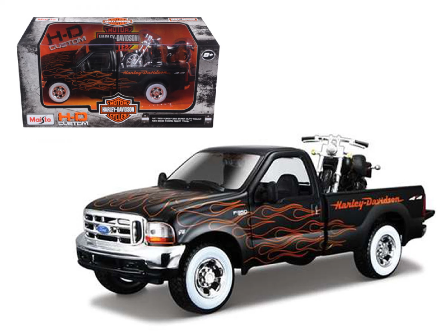 MAISTO 1:24 HARLEY DAVIDSON PICK-UP W/1:24 MOTOR