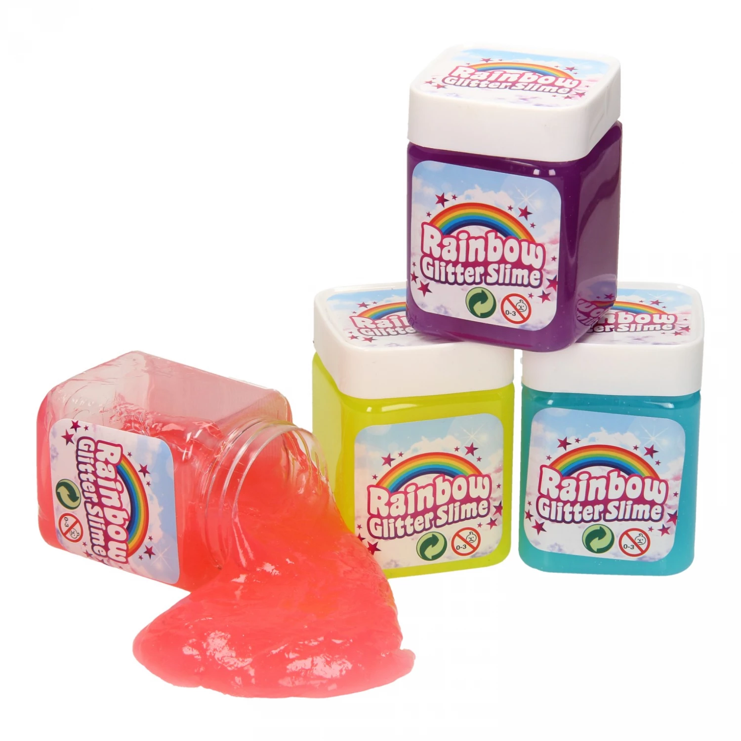 LJIGAVAC RAINBOW GLITTER 4ASS