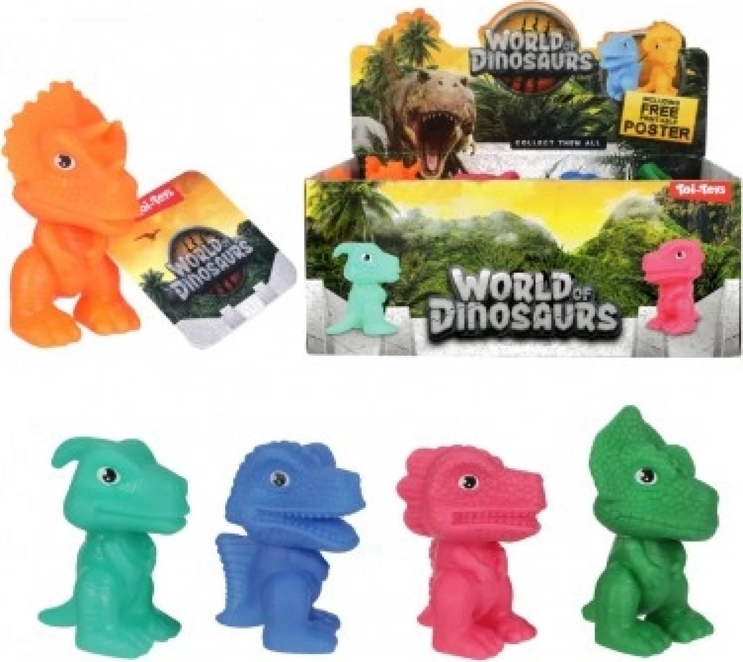 WORLD OF DINOSAURUS FIGURA MINI DINO 5ASS