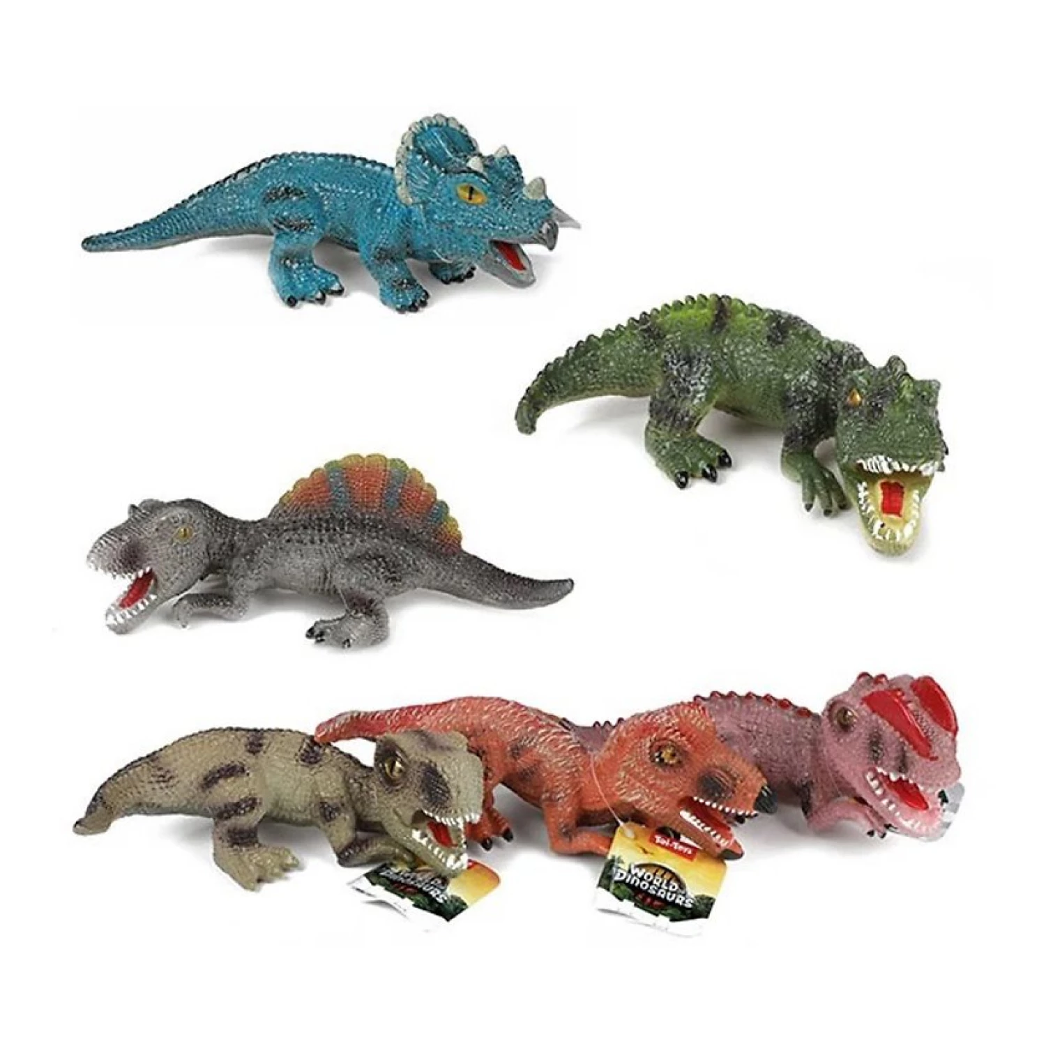 WORLD OF DINOSAURUS FIGURA 20CM 6ASS