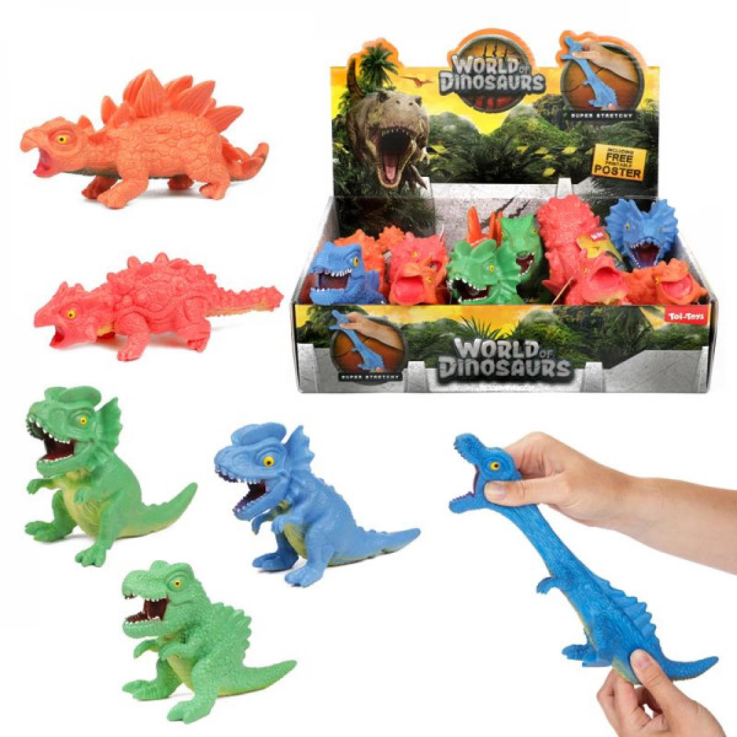 WORLD OF DINOSAURUS RASTEGLJIVI DINOSAURUS 8ASS