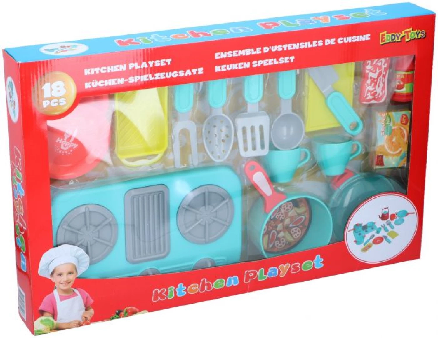 KUHINJSKI SET I POSUDJE 18PCS