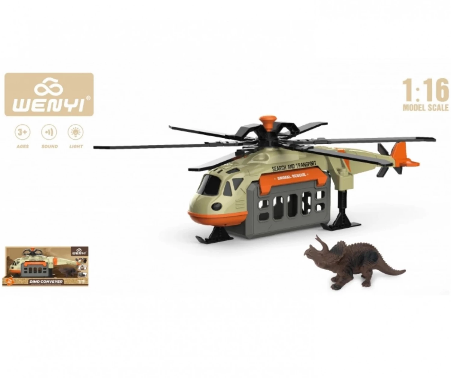 HELIKOPTER TRANSPORTNI 1:16 WENYI
