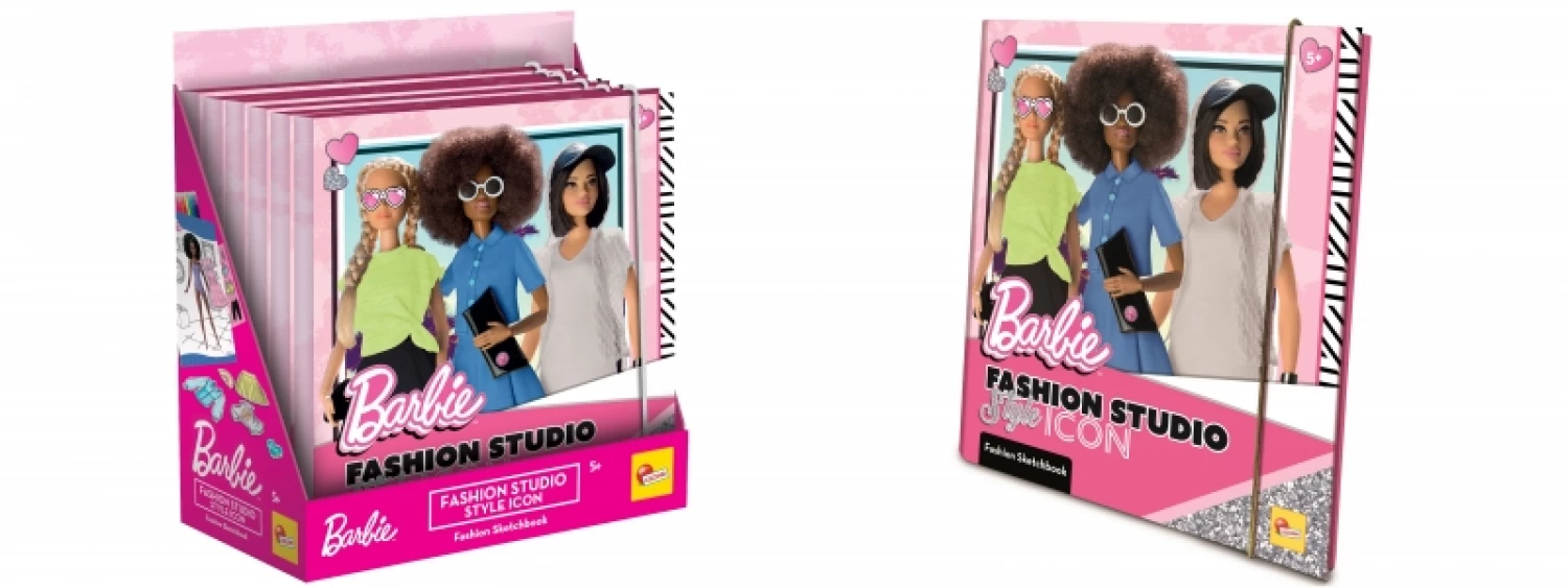 BARBIE SKETCH BOOK STYLE ICON-FASHION STUDIO 12839
