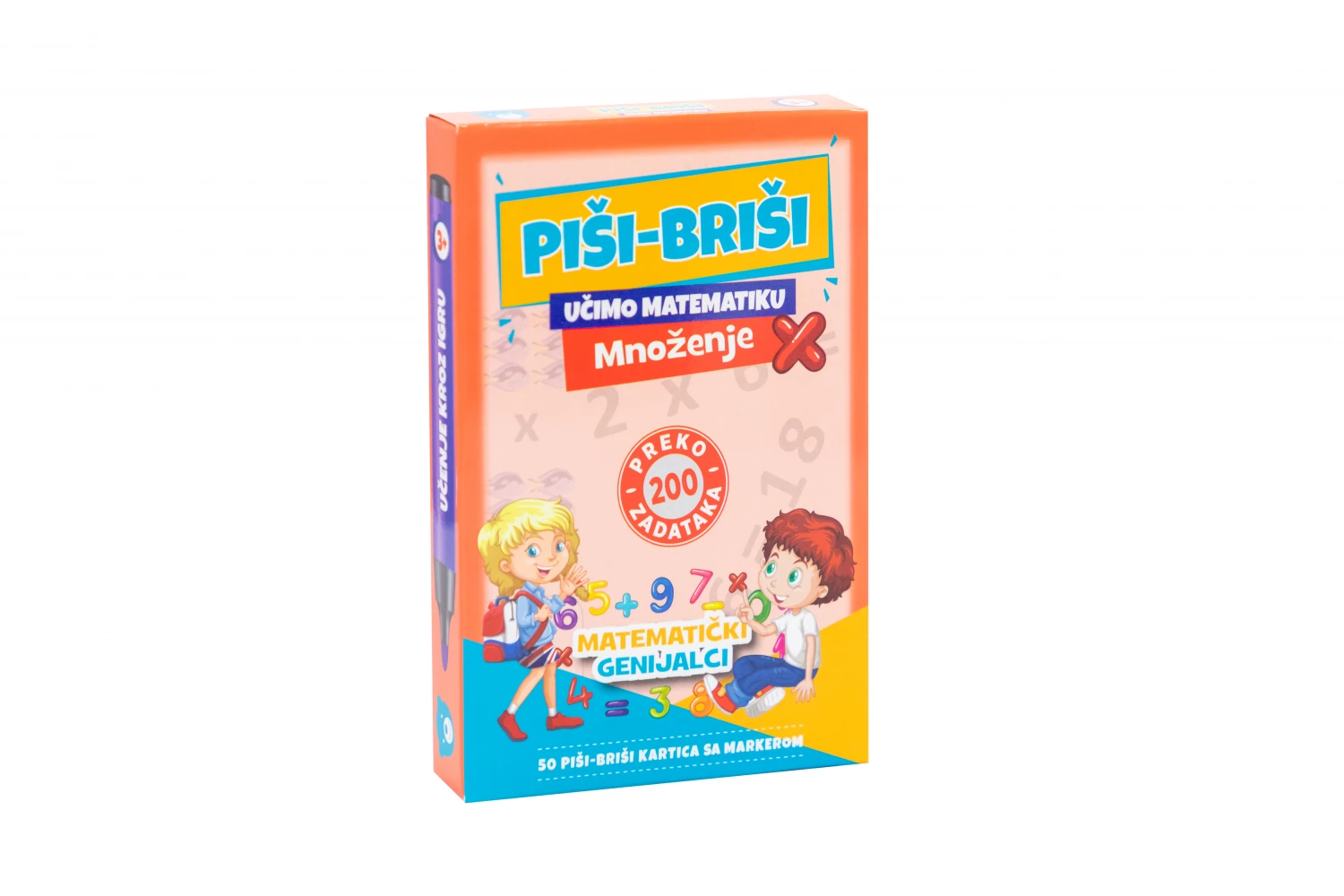 EDUKATIVNE KARTICE PISI-BRISI MNOZENJE 01885