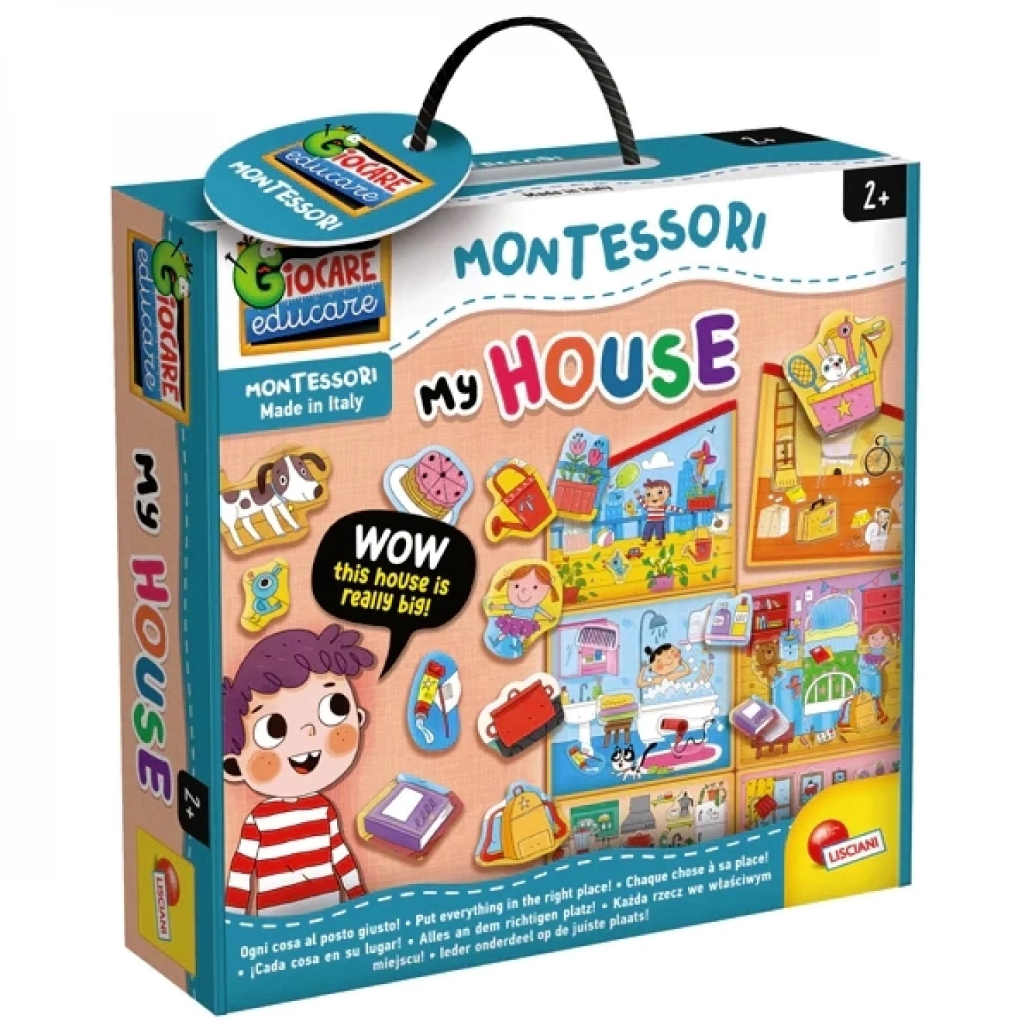 MONTESORI EDUKATIVNA IGRA MOJA KUCA LISCIANI