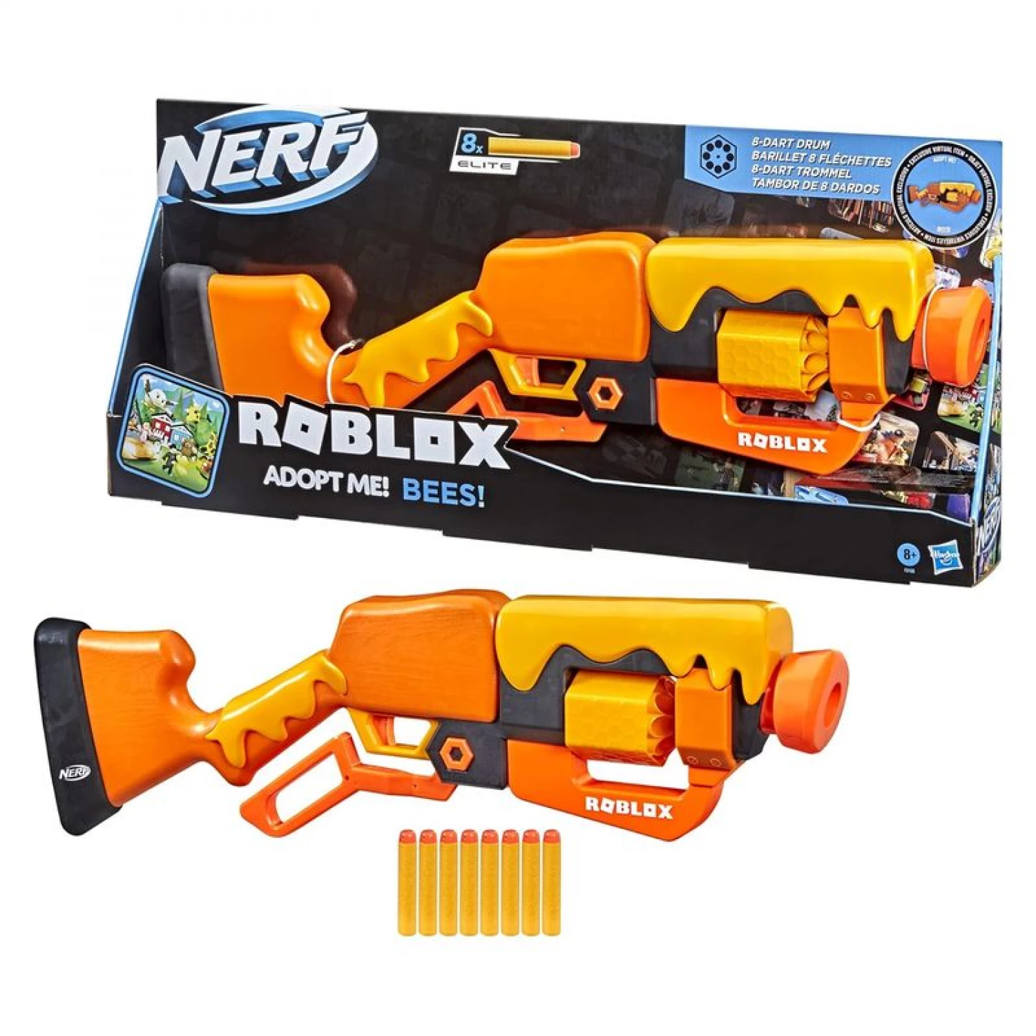 NERF ROBLOX PUSKA ADOPT ME BEES 30X66CM F2486EU40