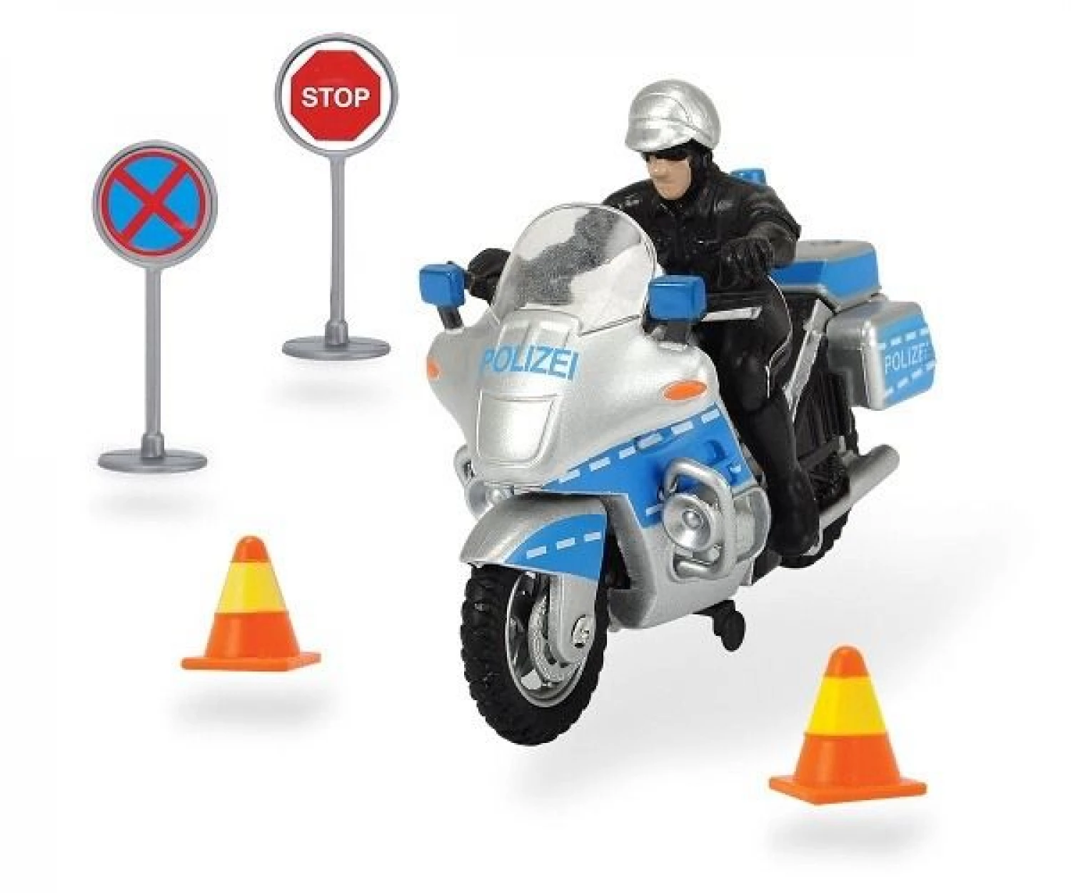 DICKIE POLICIJSKI MOTOR 10CM