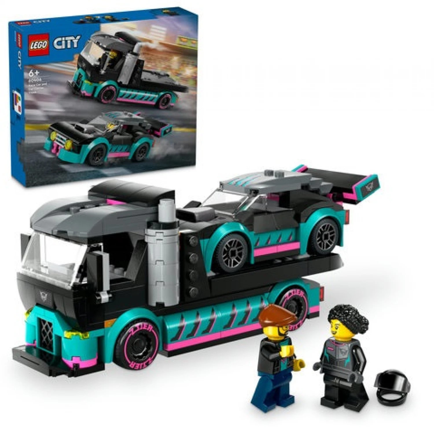 LEGO CITY GREAT VEHICLES RACE CAR AND CAR CARRIER TRUCK