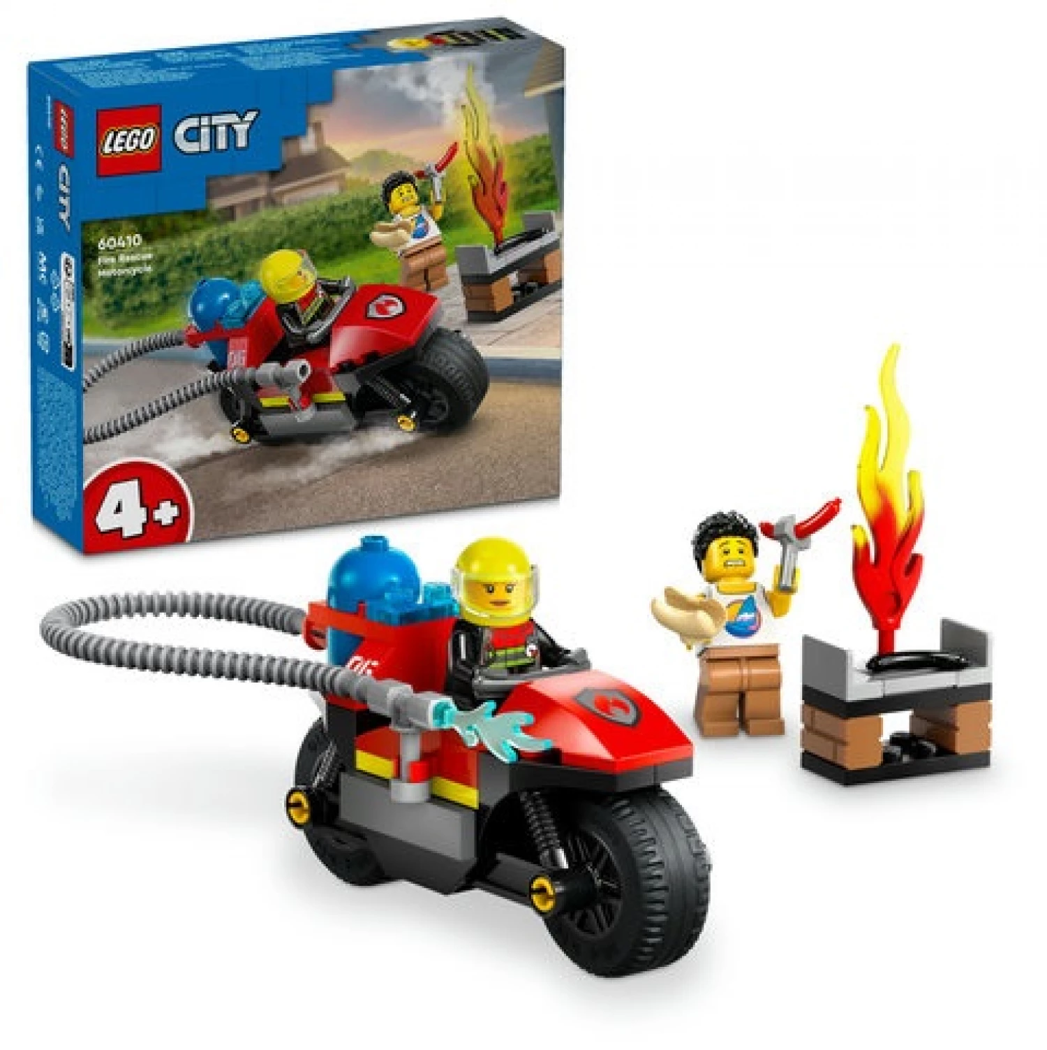 LEGO CITY FIRE FIRE RESCUE MOTORCYCLE
