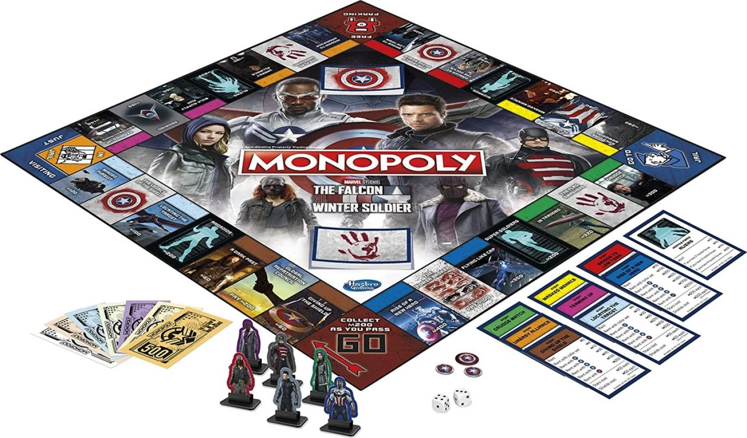MONOPOLY DRUSTVENA IGRA THE FALCON AND THE WINTER SOLDIER EDITION