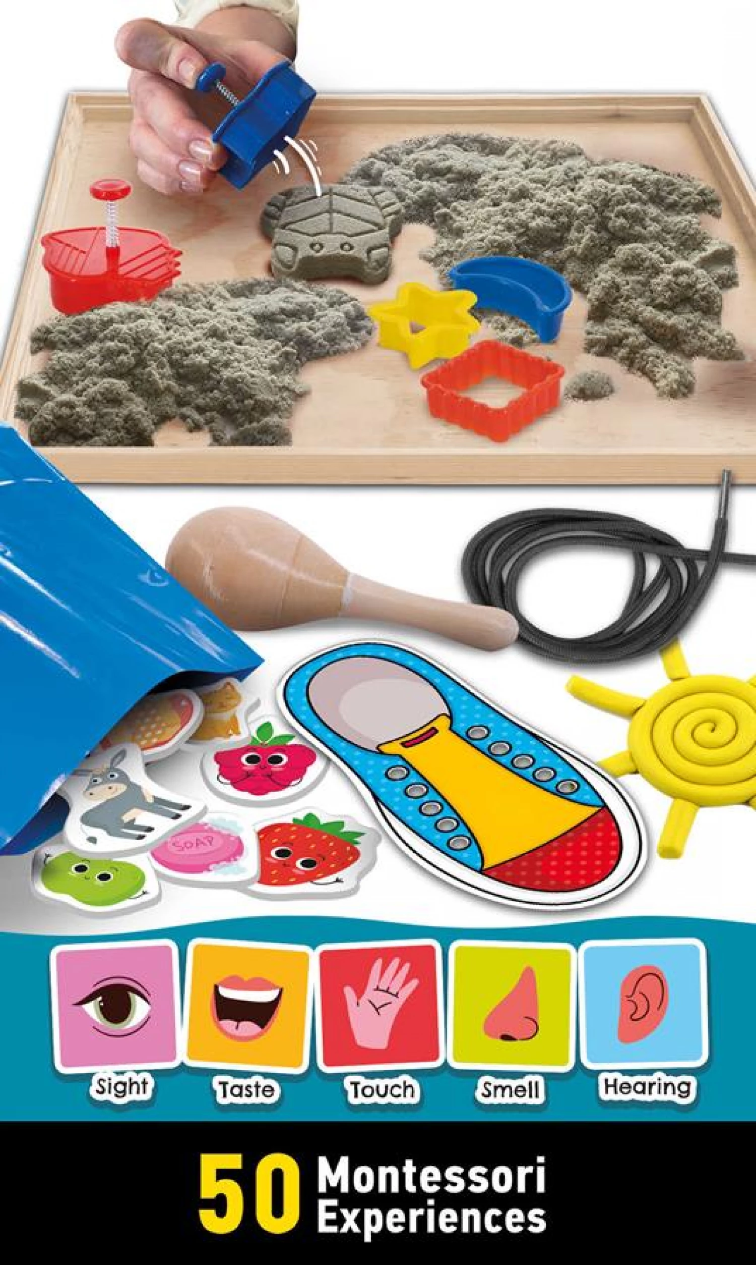 EDUAKTIVNA KUTIJA MONTESORI BOX 50 ZADATAKA