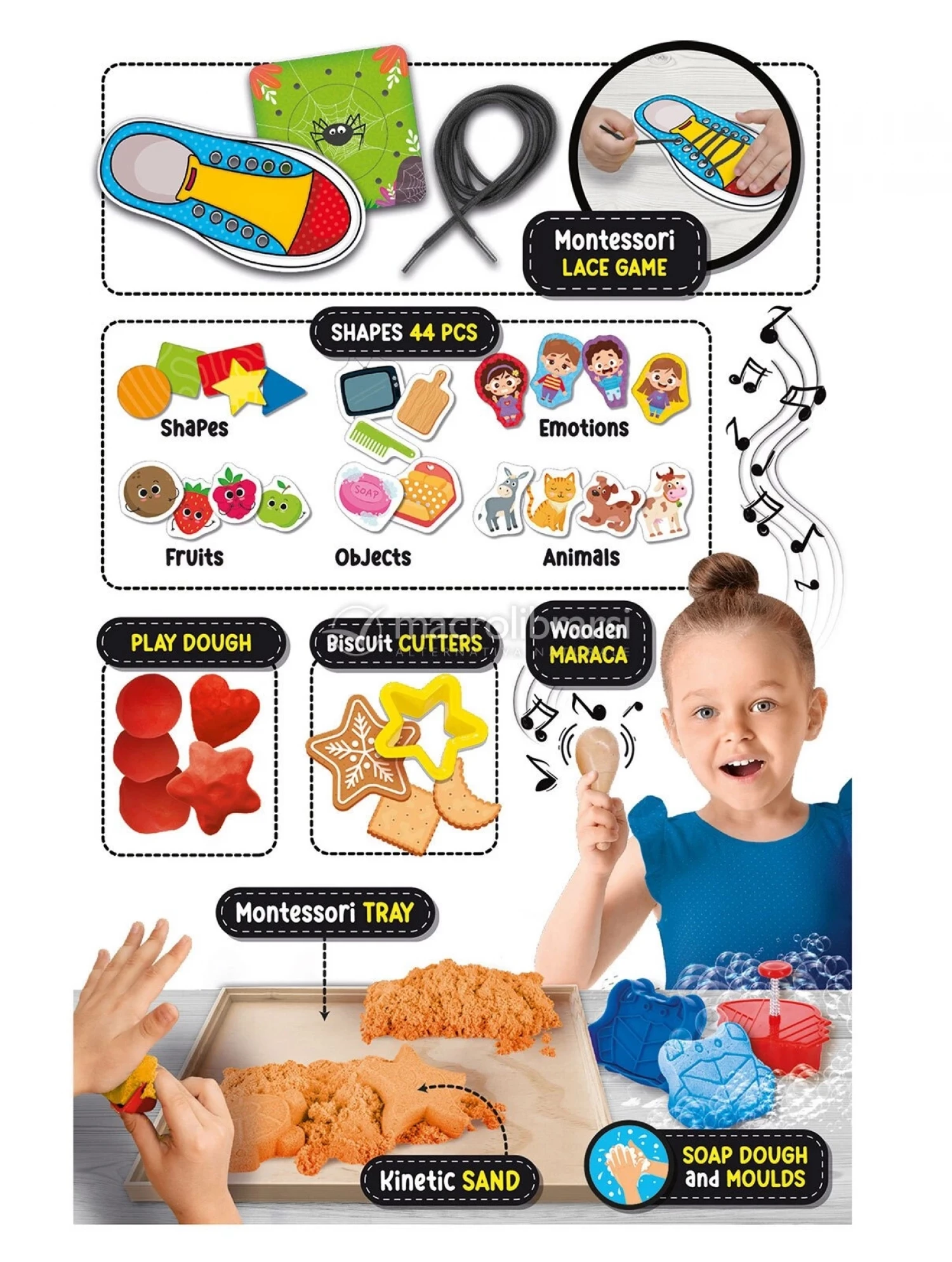 EDUAKTIVNA KUTIJA MONTESORI BOX 50 ZADATAKA