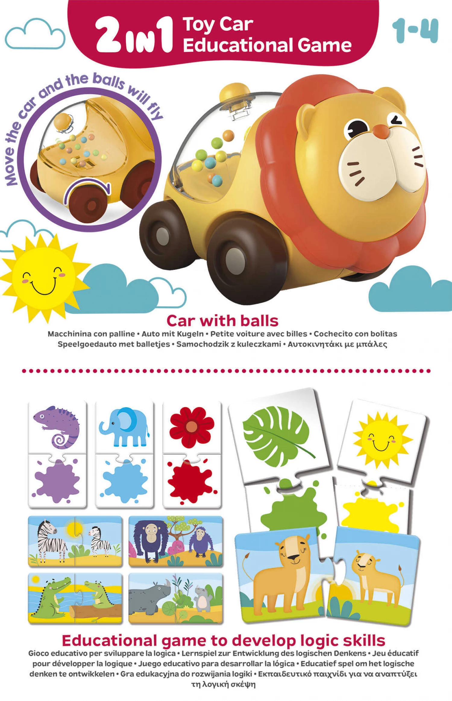 CAROTINA BABY 2U1 AUTO LAV I IGRA LOGIC LISCIANI