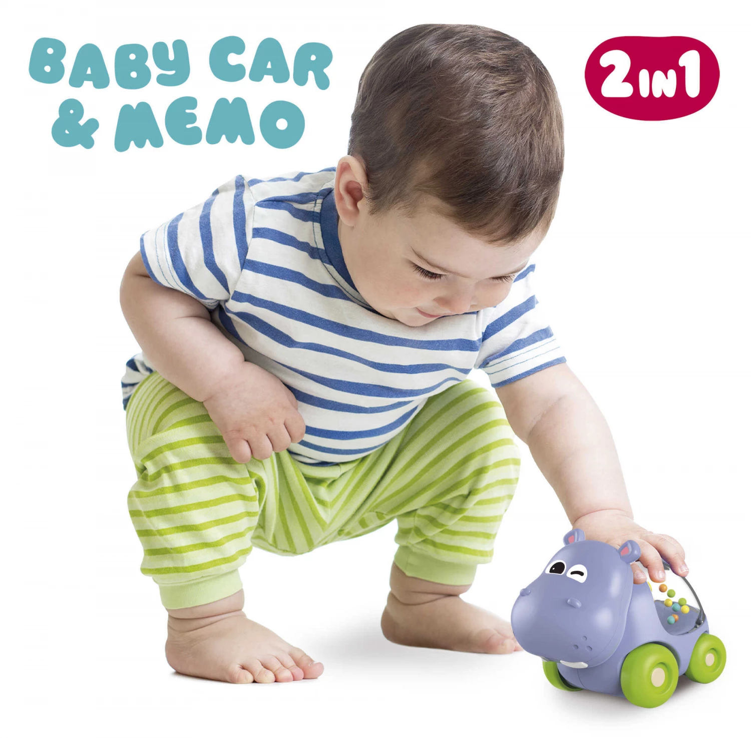 CAROTINA BABY 2U1 AUTO HIPPO I IGRA MEMO LISCIANI